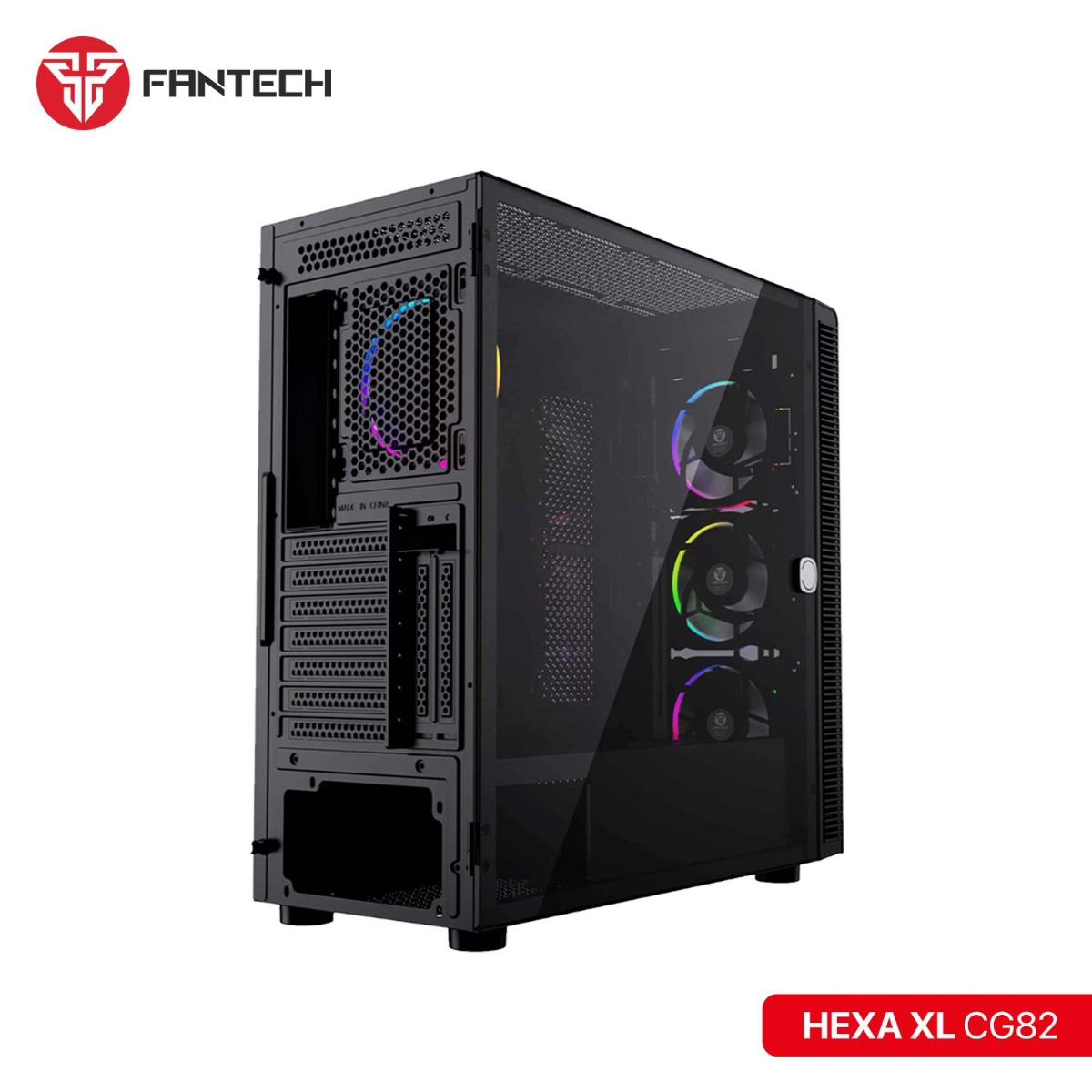 صندوق كمبيوتر FANTECH HEXA XL CG82 Full Tower للألعاب