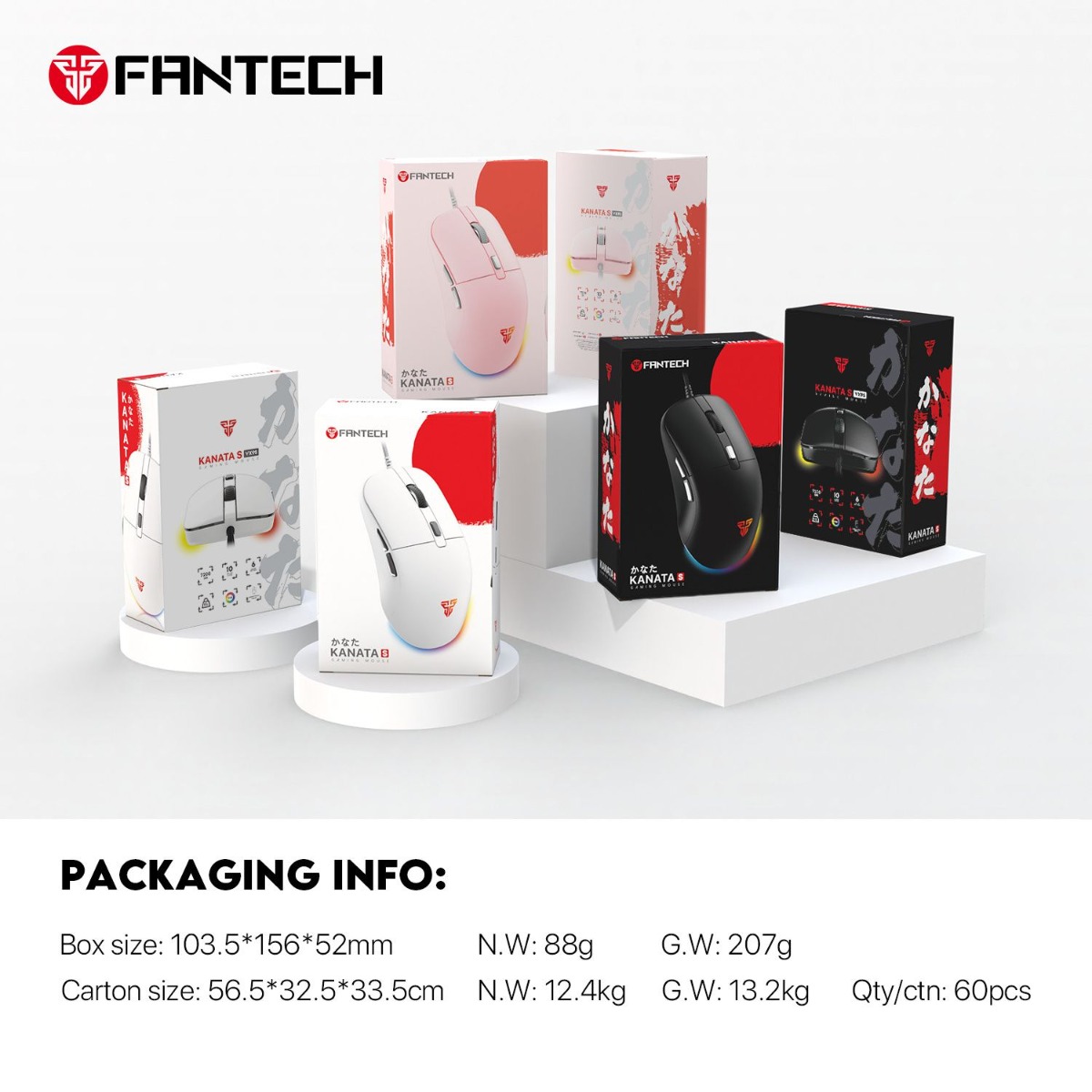 FANTECH KANATA S VX9S Wired Optical Gaming Mouse