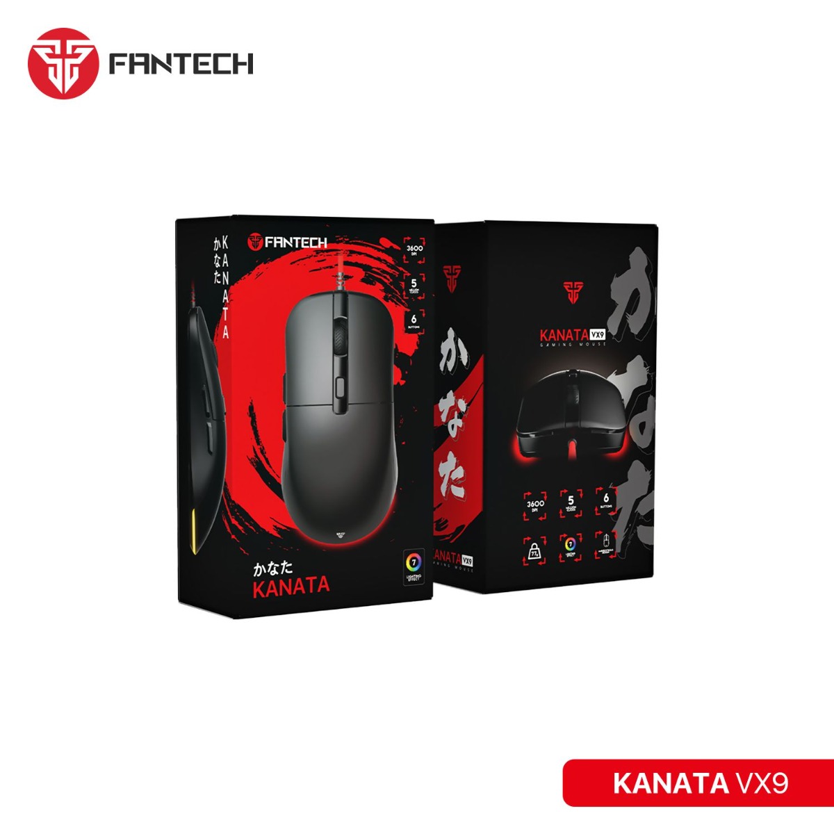 ماوس FANTECH KANATA VX9 ضوئي سلكي للألعاب