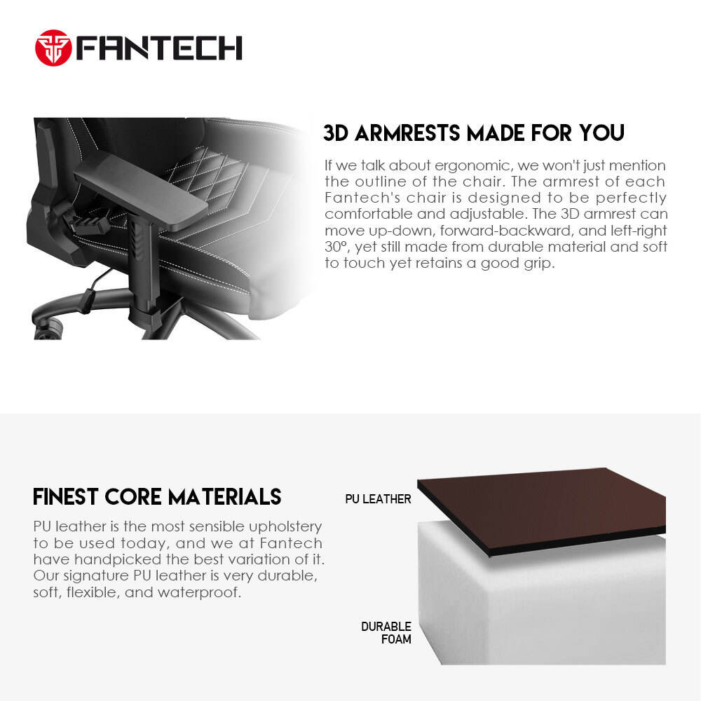 كرسي الألعاب FANTECH LEDARE GC192 3D