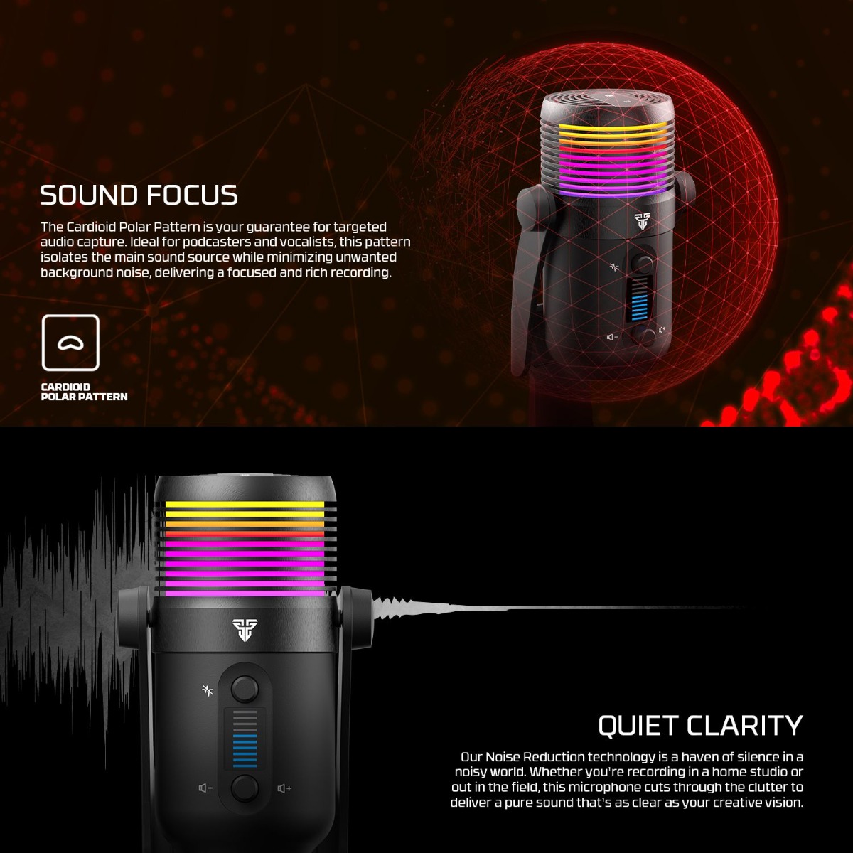 FANTECH LEVIOSA MAX MCX03 Computer Gaming Microphone