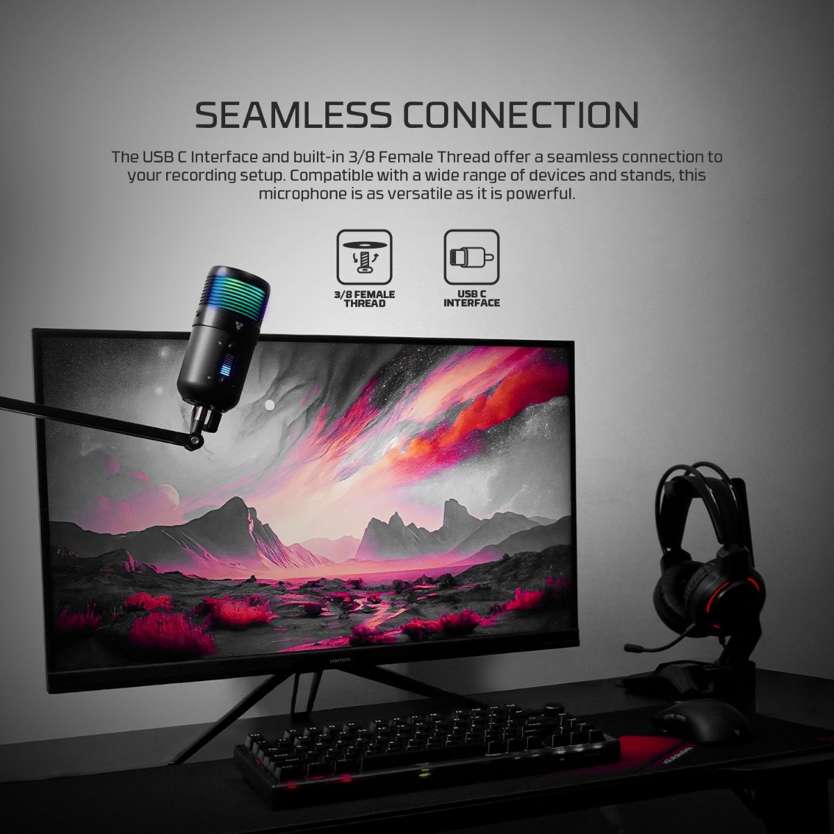 FANTECH LEVIOSA MAX MCX03 Computer Gaming Microphone