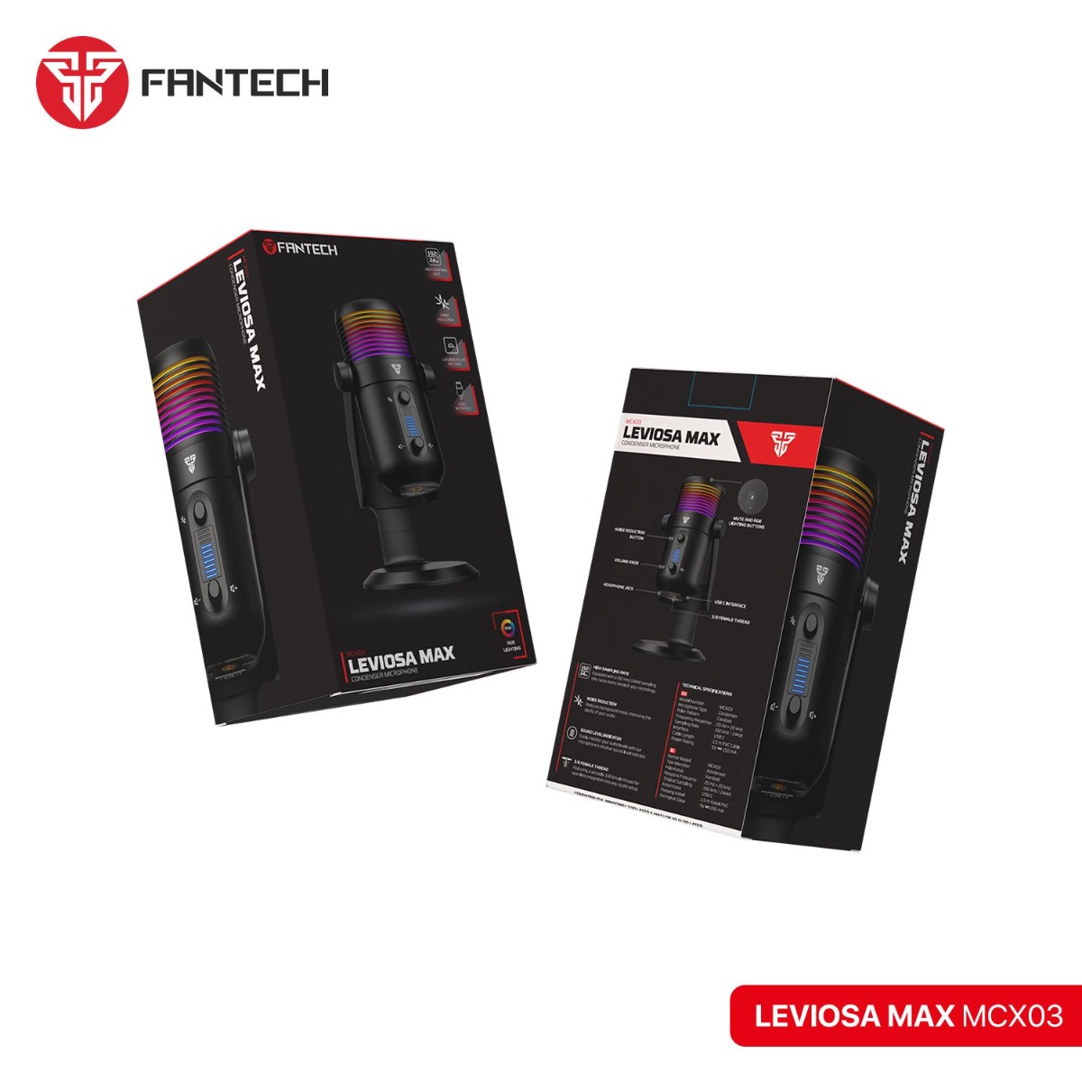 FANTECH LEVIOSA MAX MCX03 Computer Gaming Microphone