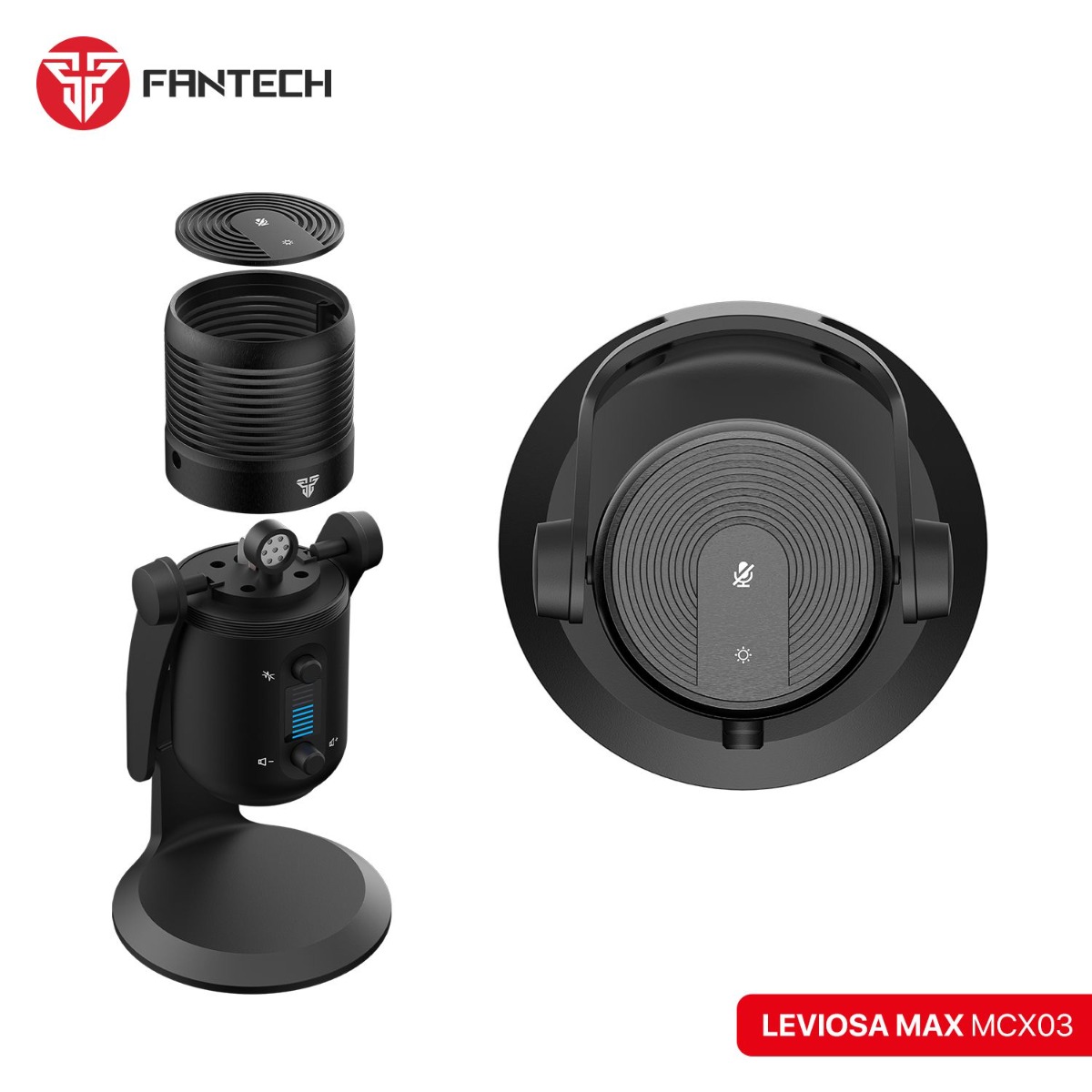 ميكروفون FANTECH LEVIOSA MAX MCX03 لألعاب الكمبيوتر