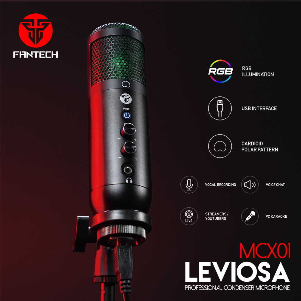 FANTECH LEVIOSA MCX01 Computer Gaming Microphone