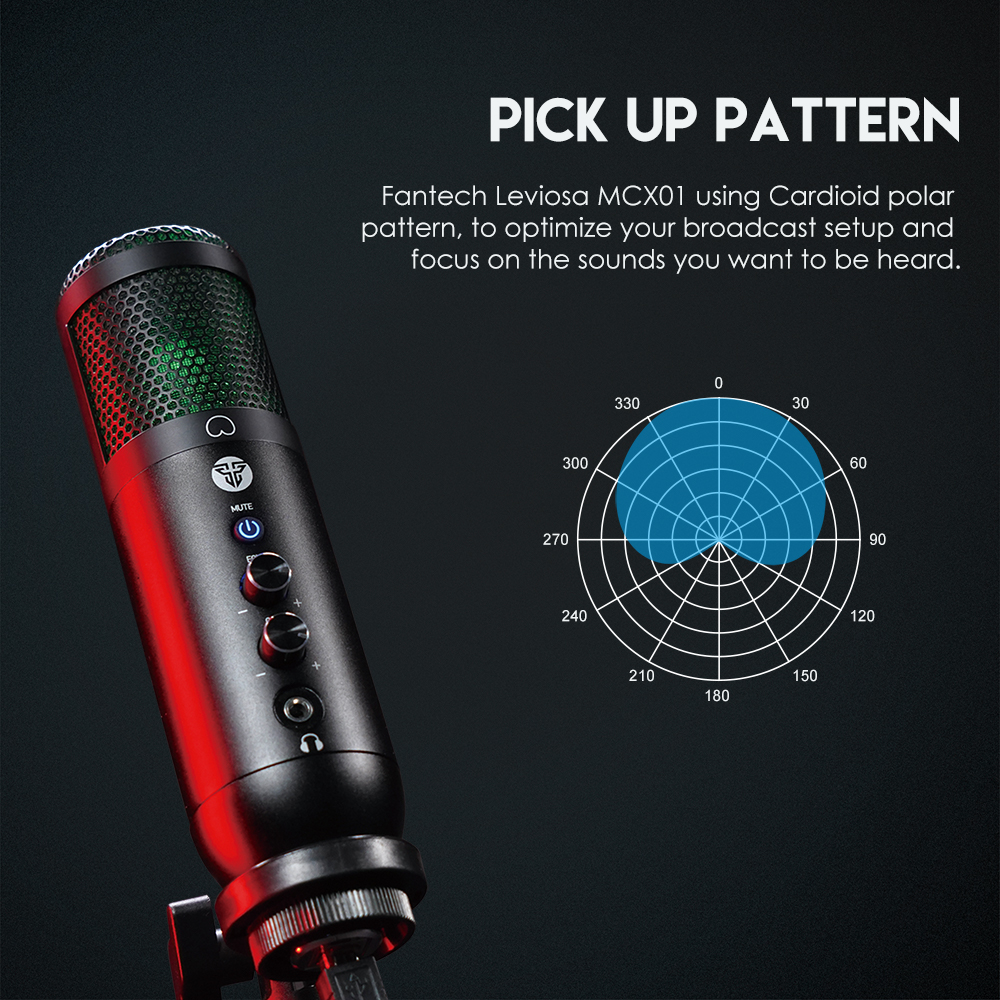 FANTECH LEVIOSA MCX01 Computer Gaming Microphone