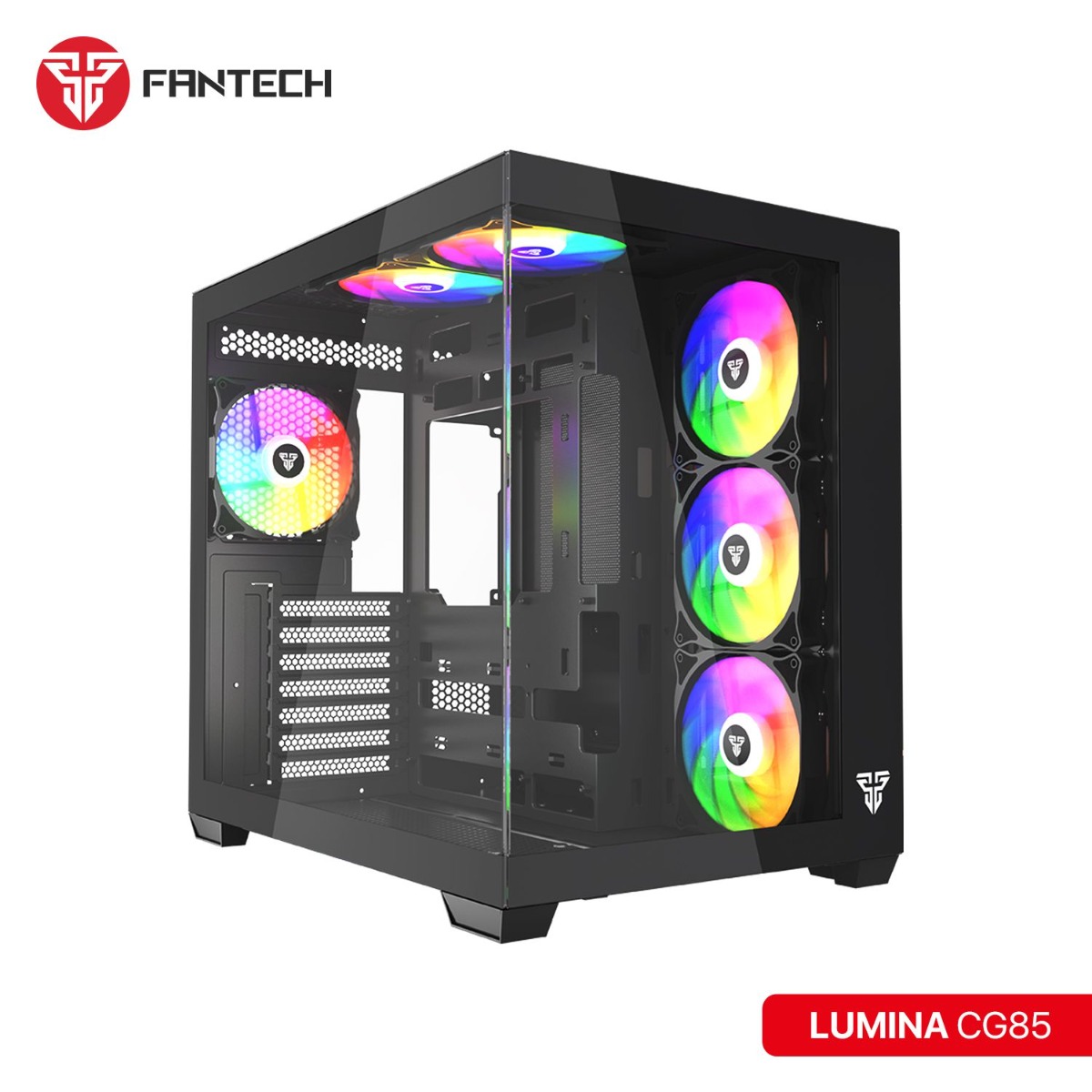 صندوق كمبيوتر FANTECH LUMINA CG85 Middle Tower للألعاب