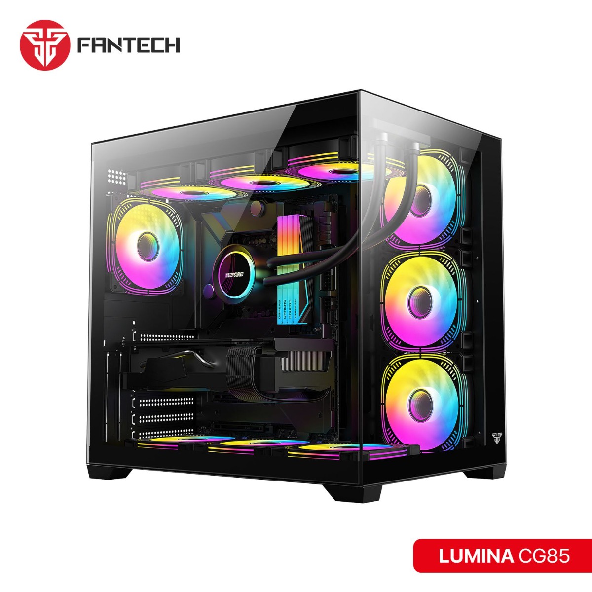 FANTECH LUMINA CG85 Middle Tower Gaming Computer Case