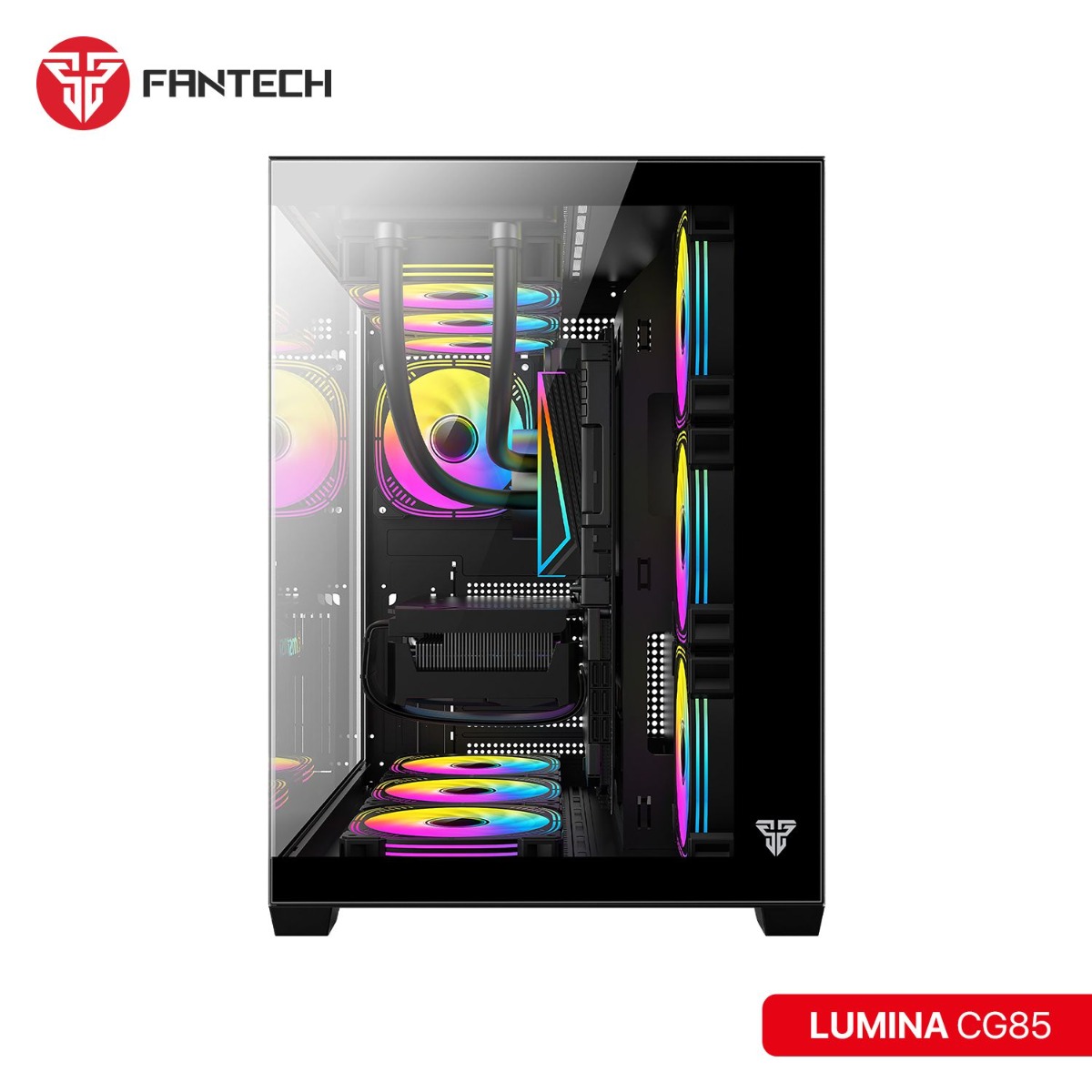 صندوق كمبيوتر FANTECH LUMINA CG85 Middle Tower للألعاب