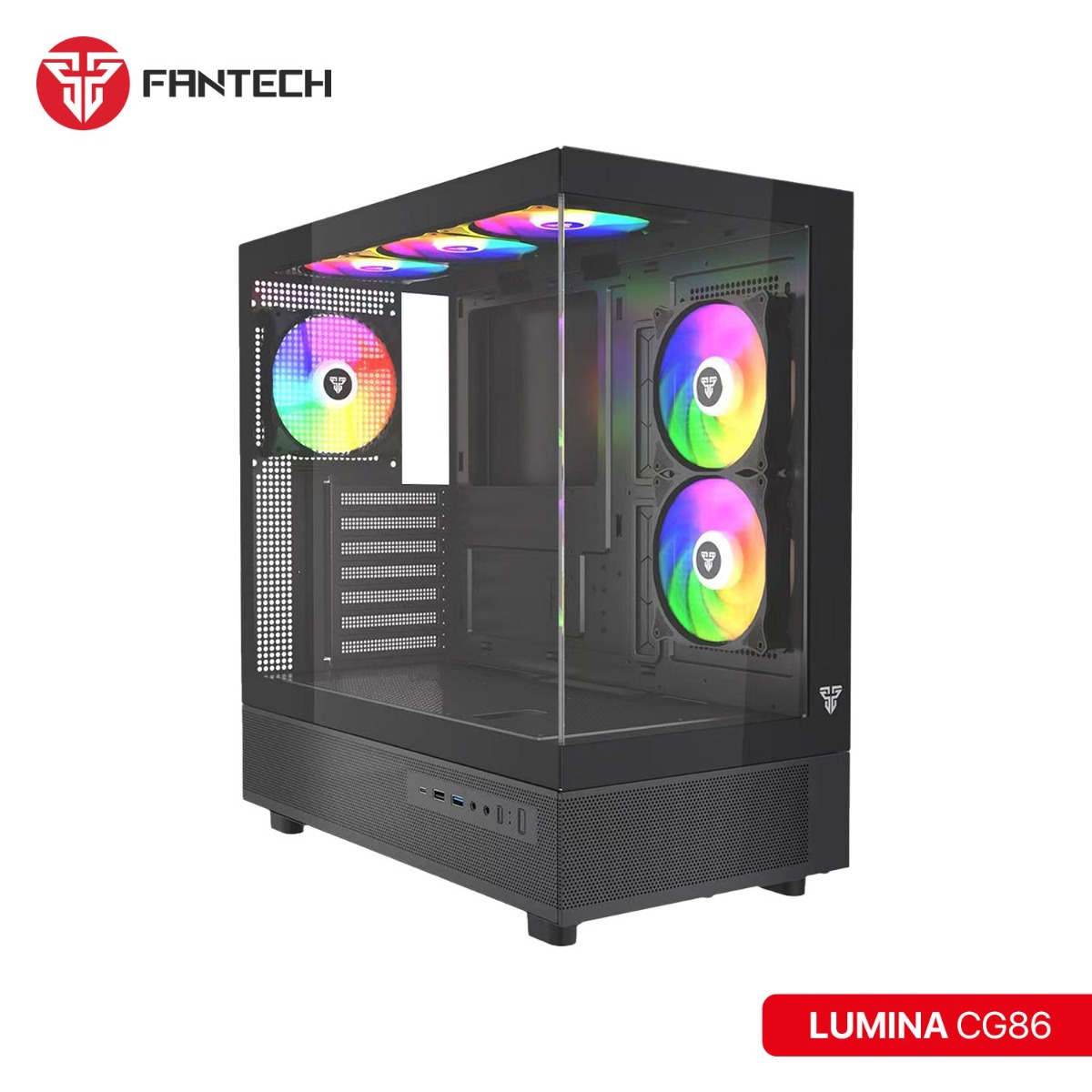 صندوق كمبيوتر FANTECH LUMINA CG86 Full Tower للألعاب