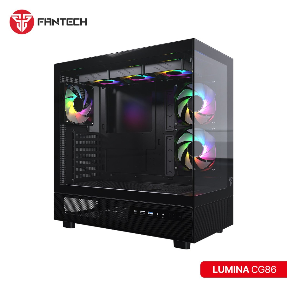 FANTECH LUMINA CG86 Full Tower Gaming Computer Case