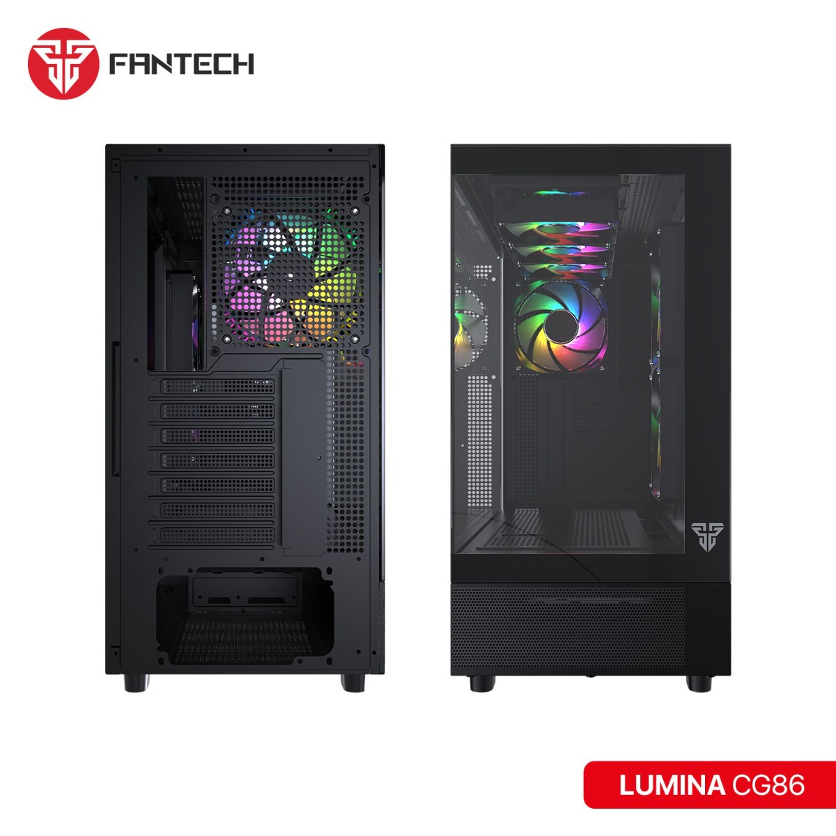 FANTECH LUMINA CG86 Full Tower Gaming Computer Case