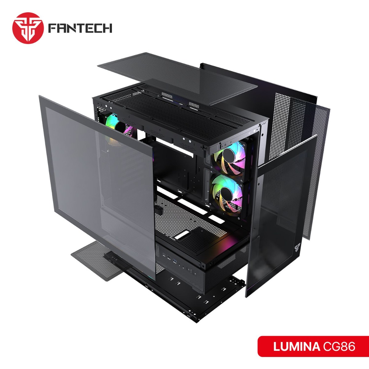 FANTECH LUMINA CG86 Full Tower Gaming Computer Case