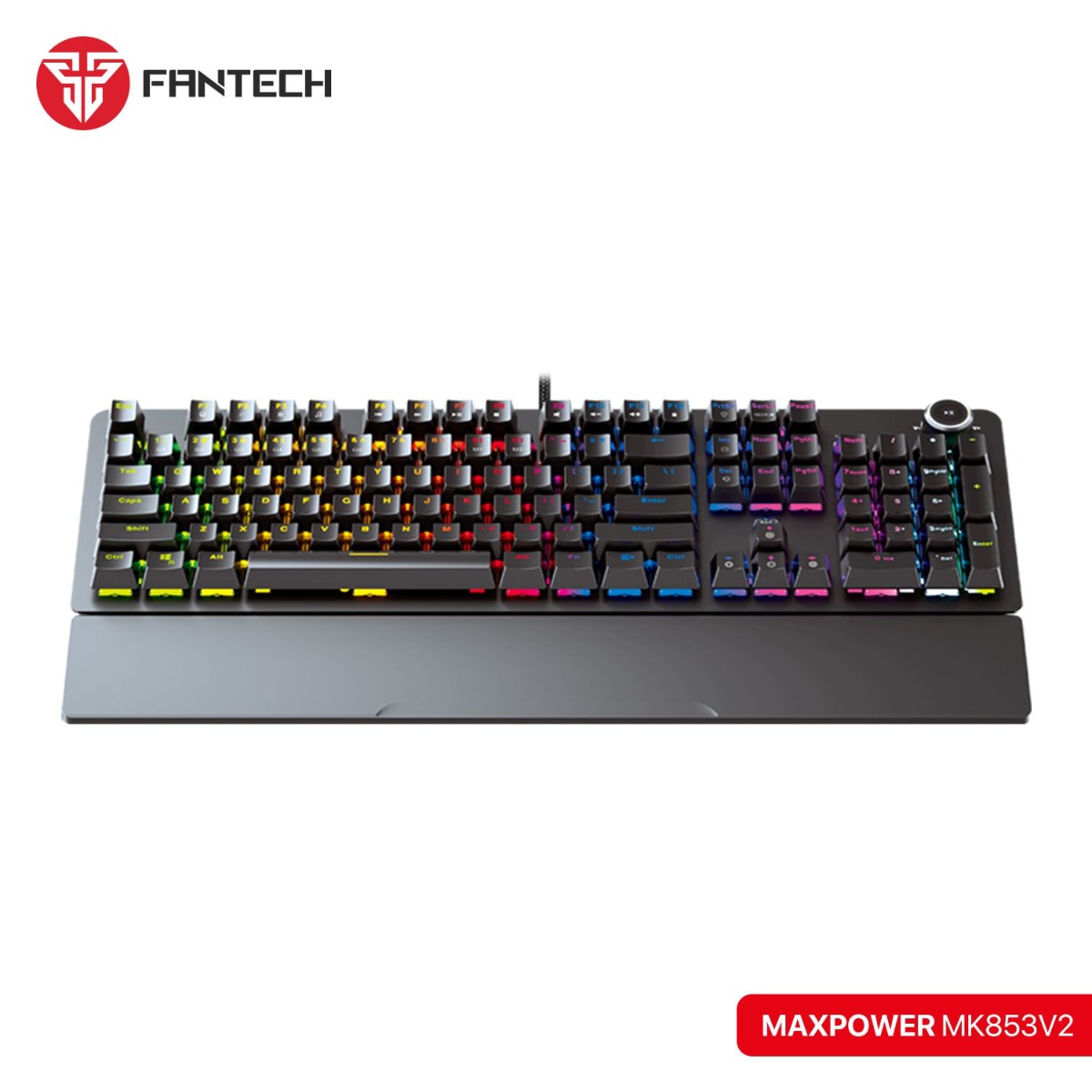 كيبورد FANTECH MAXPOWER MK853V2 Mechanical سلكي للألعاب - (104 كبسة)