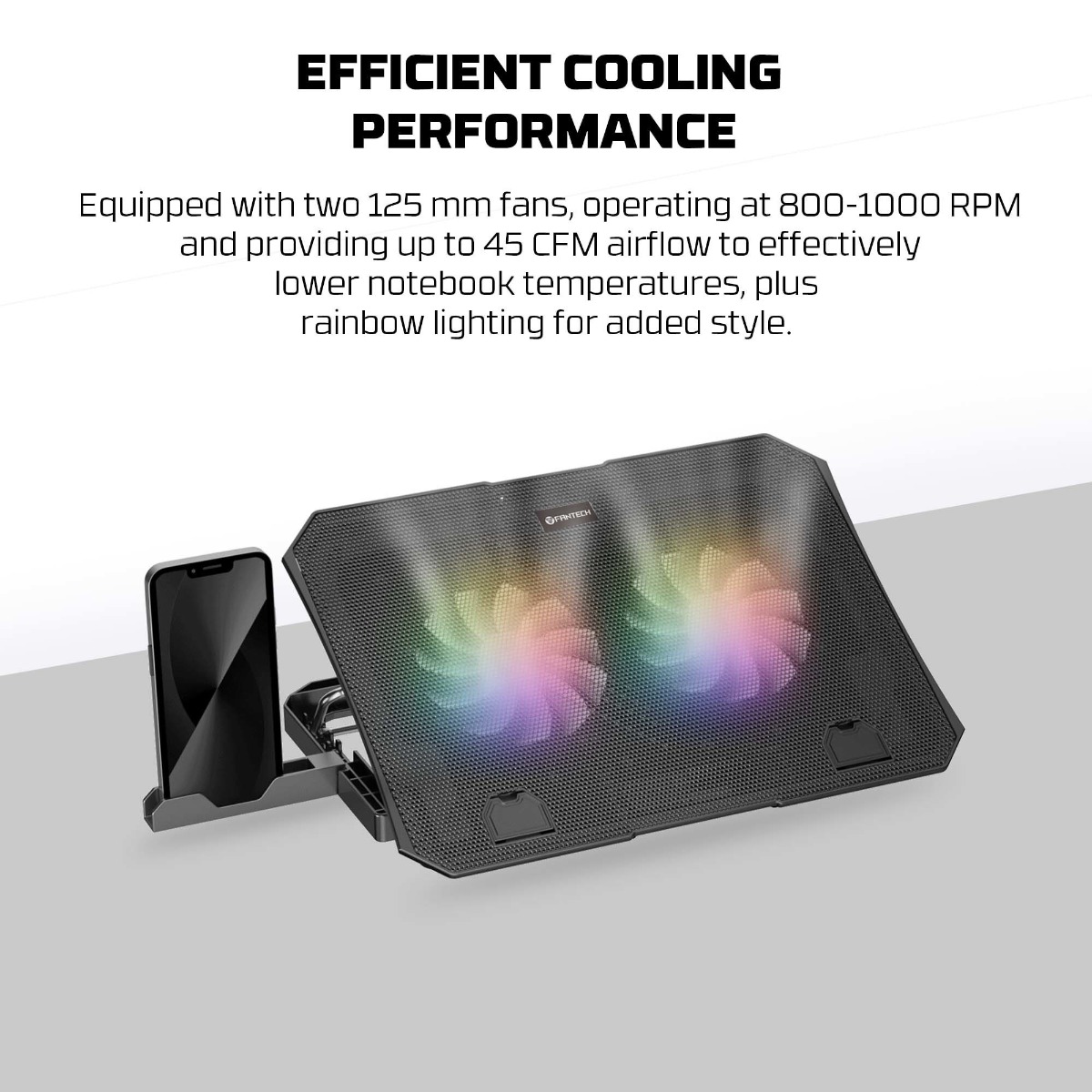 FANTECH NC14 Laptop Cooler with Holder