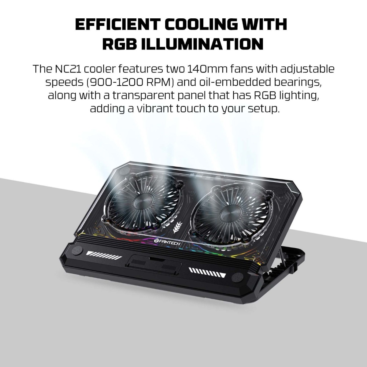 مروحة لابتوب FANTECH NC21 مع حمالة