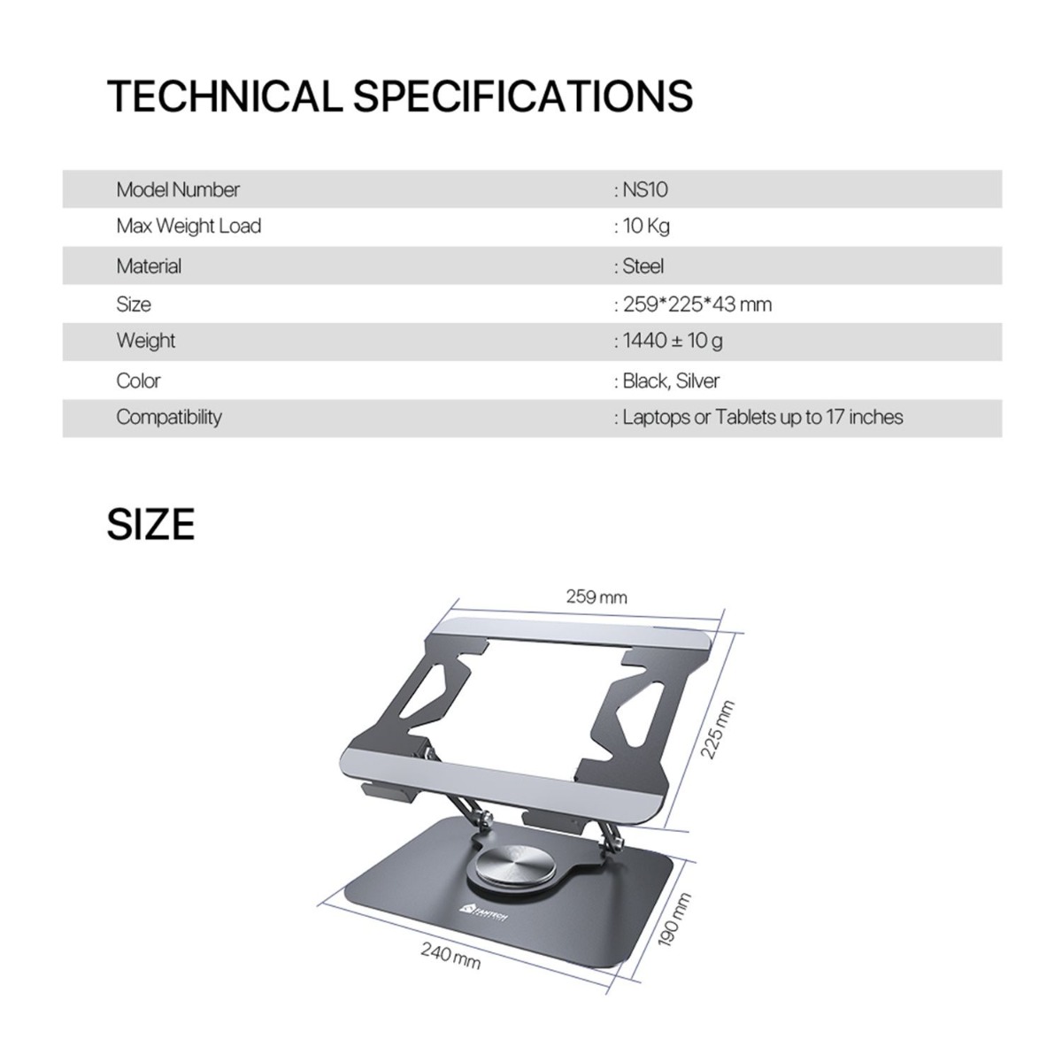 FANTECH NS10 Laptop Holder