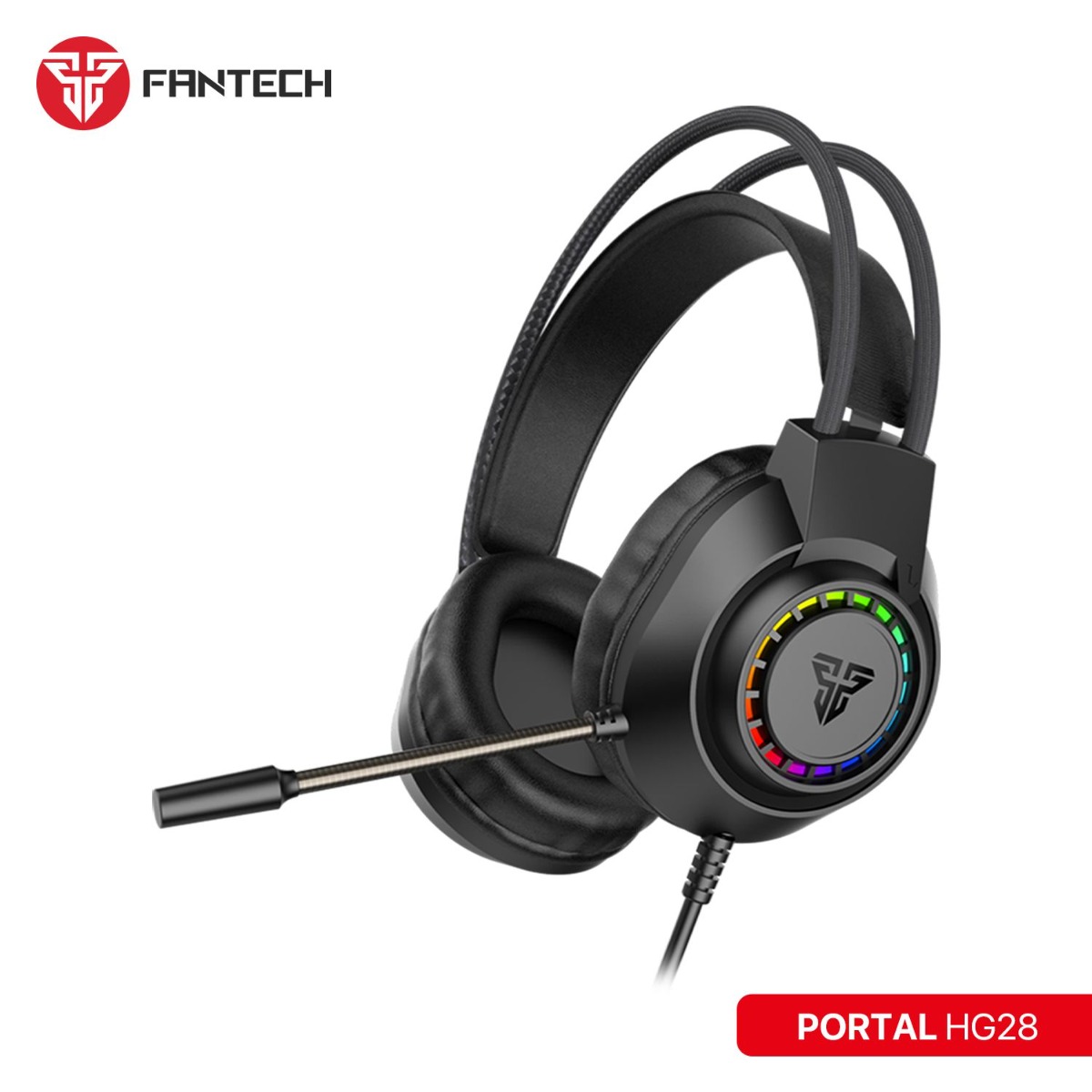 FANTECH PORTAL HG28 USB 7.1 Wired Computer Gaming Headphone