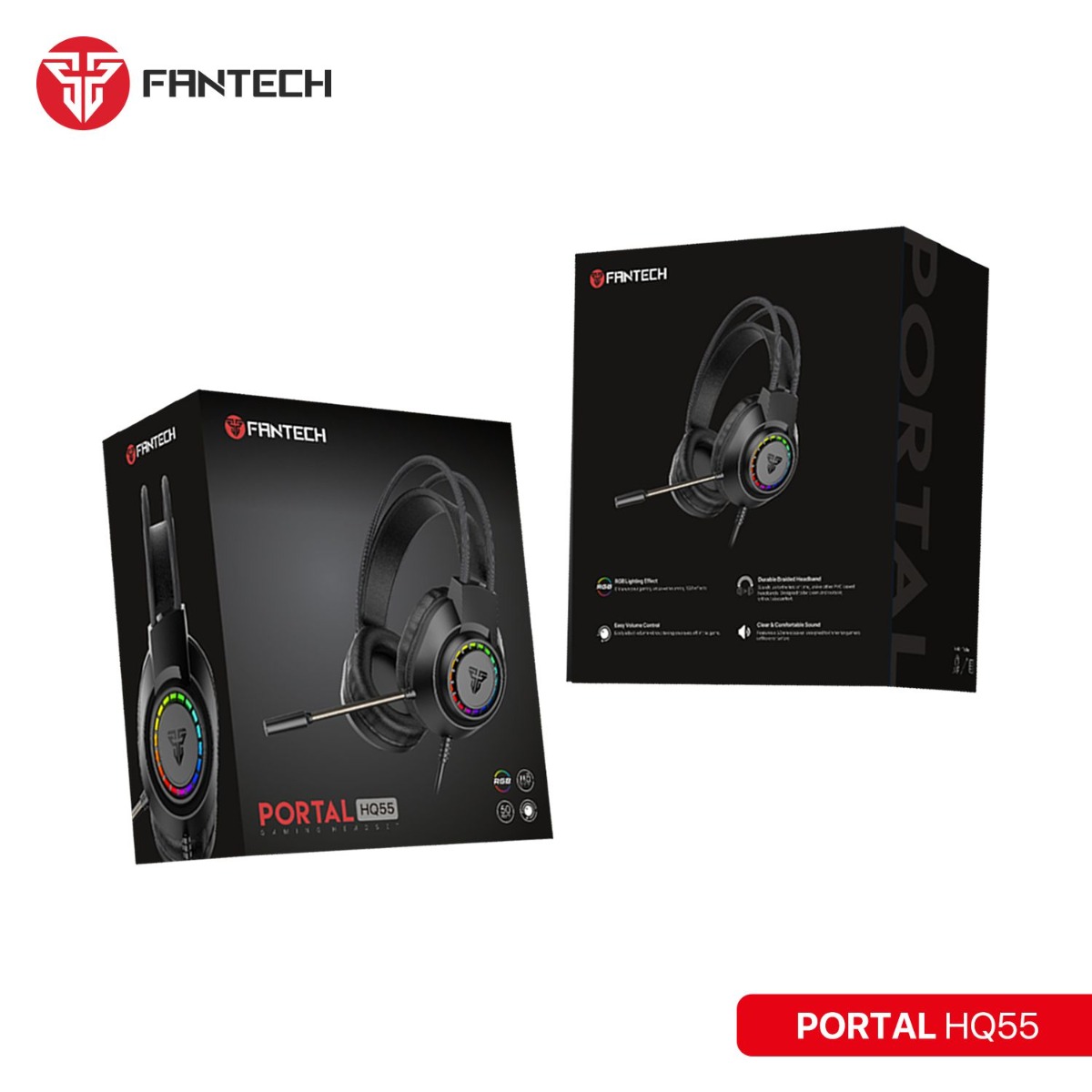 سماعة الرأس FANTECH PORTAL HQ55 سلكية للألعاب