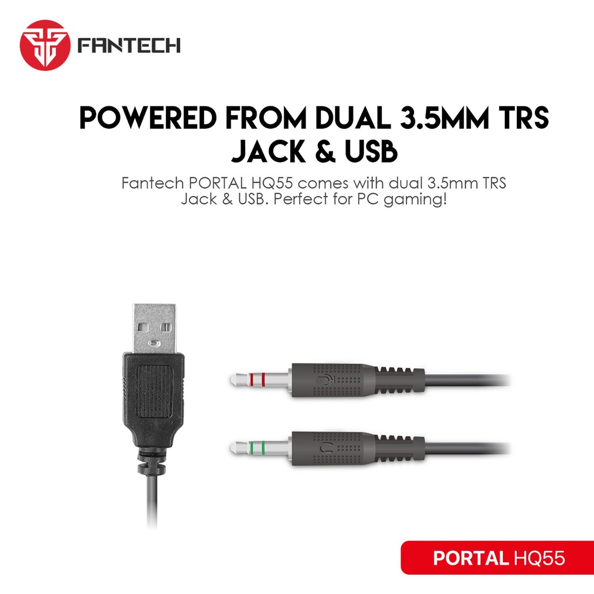 FANTECH PORTAL HQ55 Wired Gaming Headphone