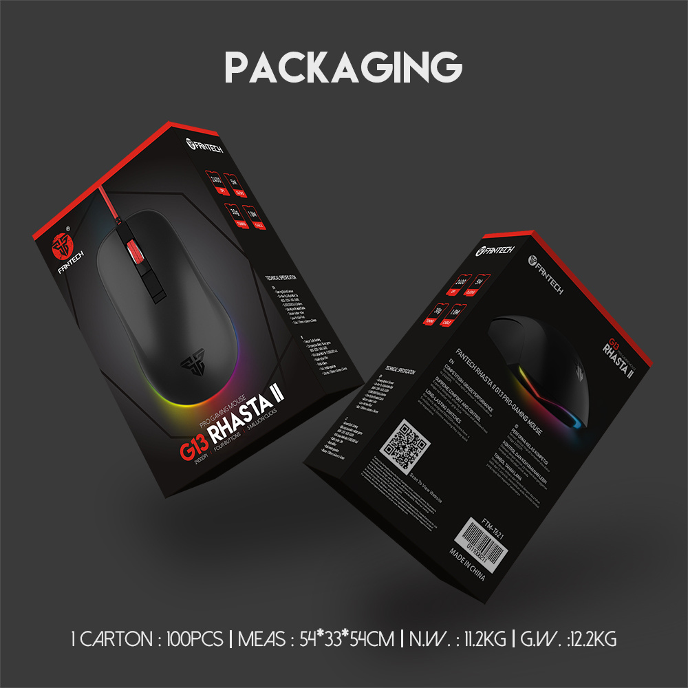 FANTECH RHASTA II G13 Wired Optical Gaming Mouse