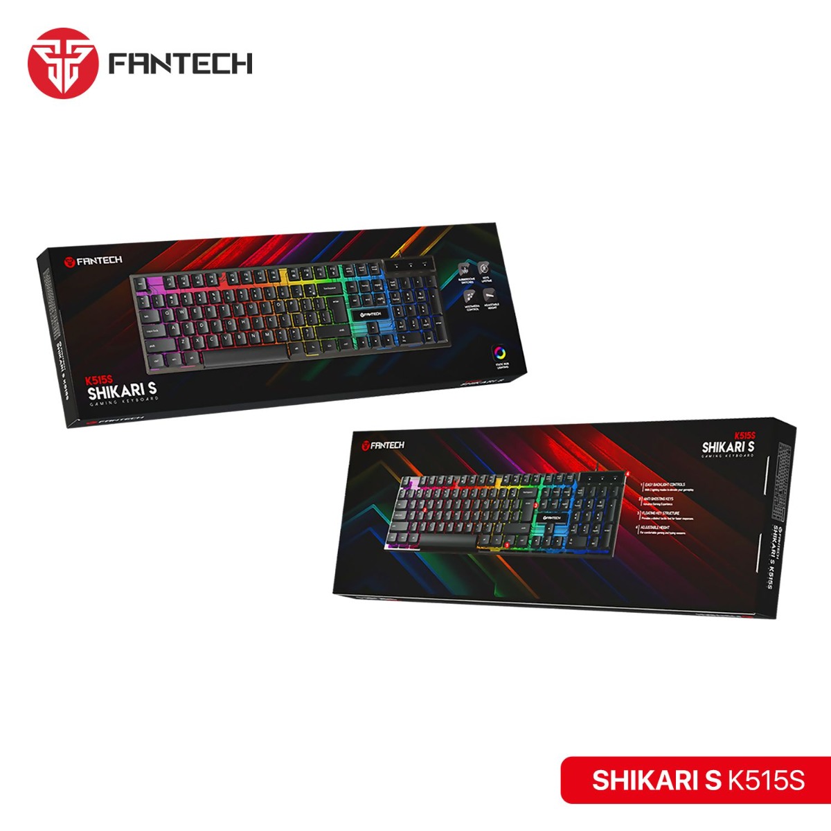 FANTECH SHIKARI S K515S Wired Gaming Keyboard - (104 Key)