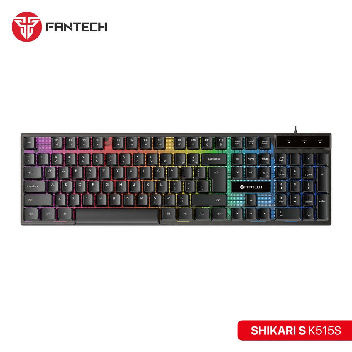 FANTECH SHIKARI S K515S Wired Gaming Keyboard - (104 Key)