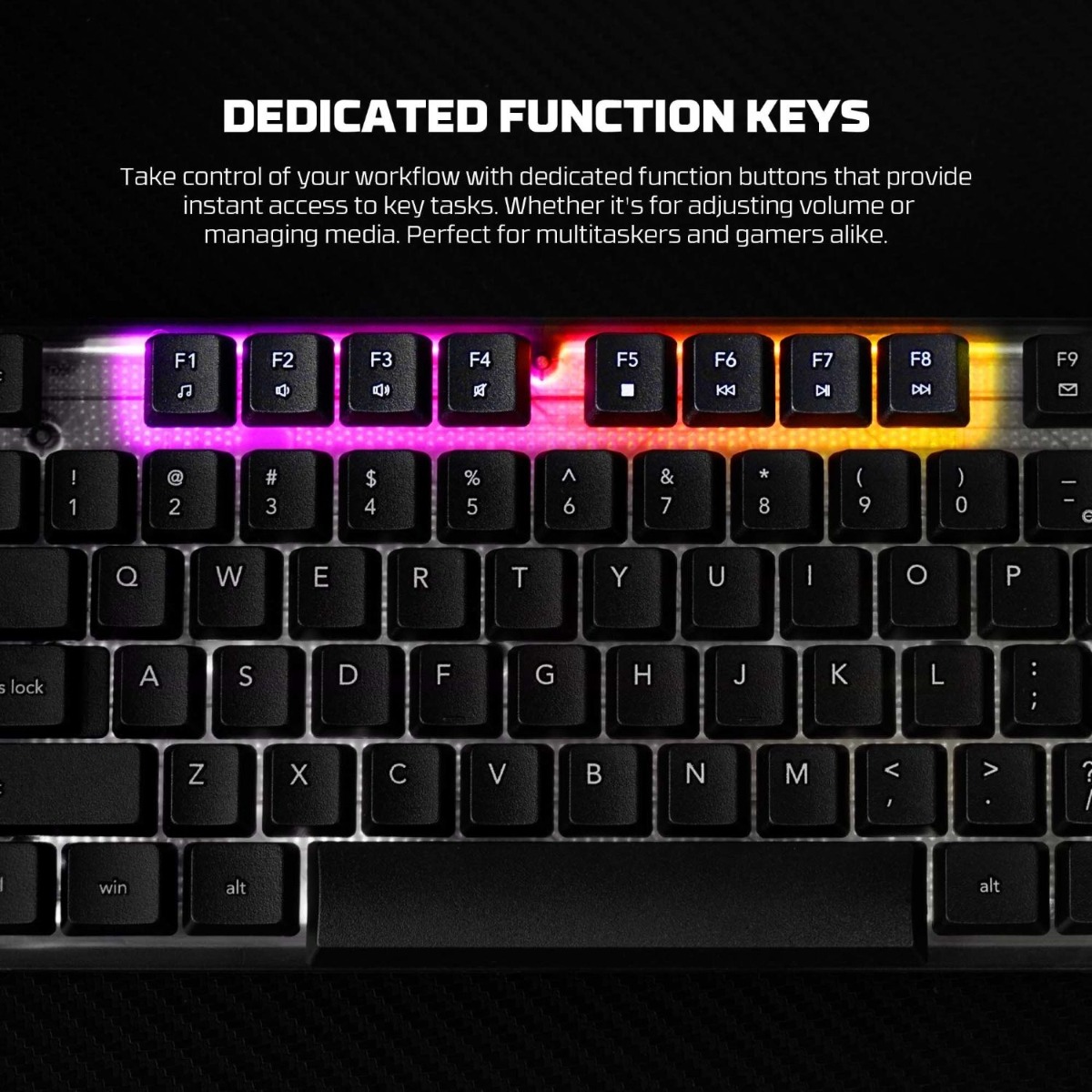 FANTECH SHIKARI S K515S Wired Gaming Keyboard - (104 Key)