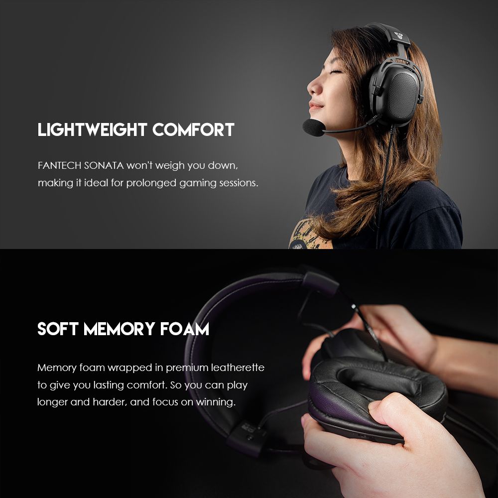 سماعة الرأس FANTECH SONATA MH90 سلكية للألعاب