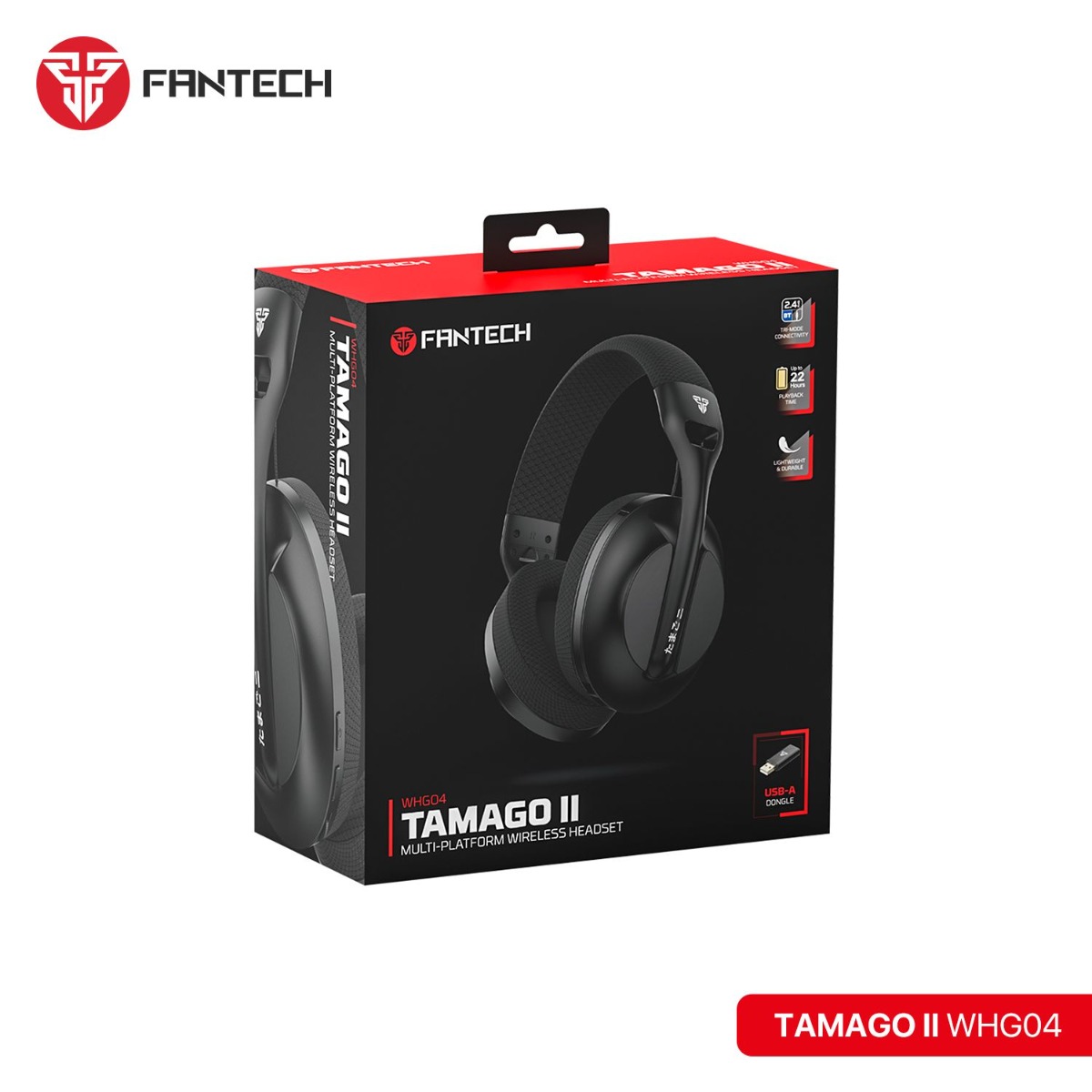 سماعة الرأس FANTECH TAMAGO II WHG04 3in1 لألعاب الكمبيوتر والموبايل