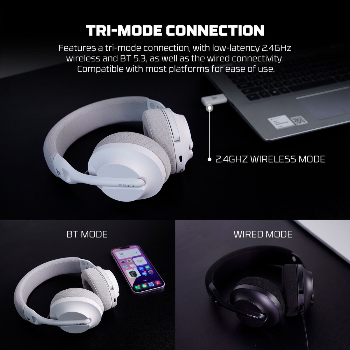 FANTECH TAMAGO II WHG04 3in1 Computer & Mobile Gaming Headphone