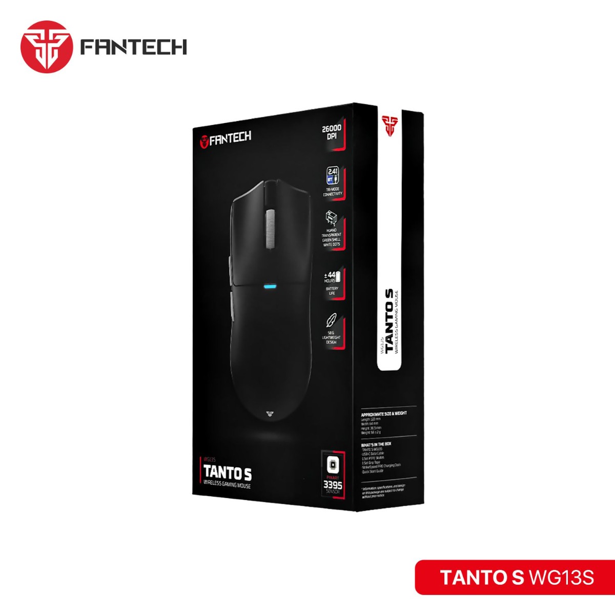 ماوس FANTECH TANTO S WG13S 3in1 للألعاب