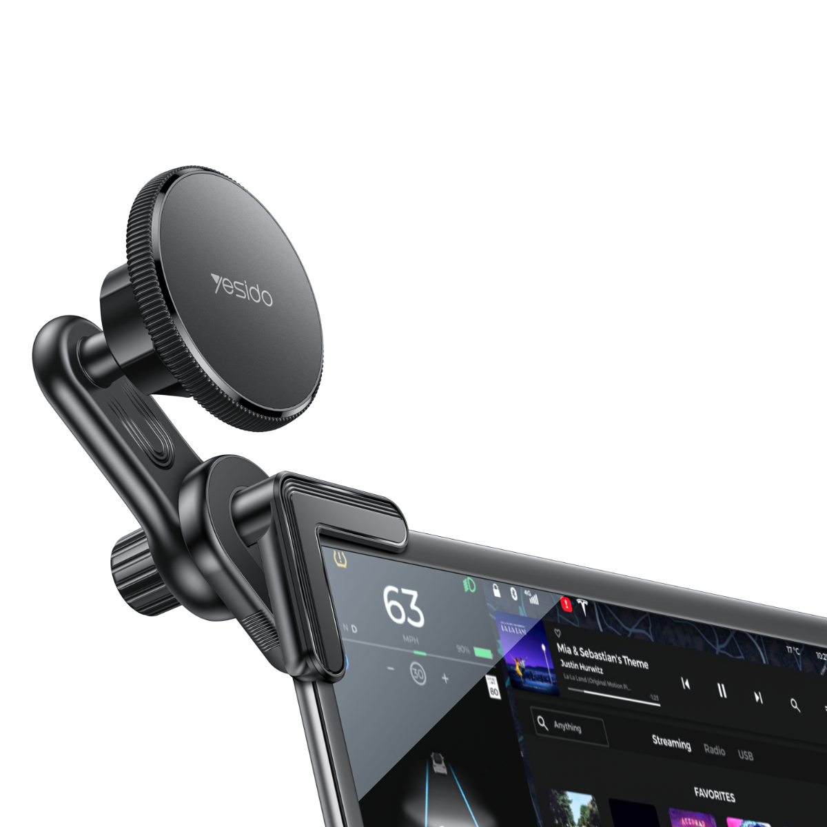 YESIDO C213 Magnetic Mobile Phone Holder with MagSafe For Screen Corner