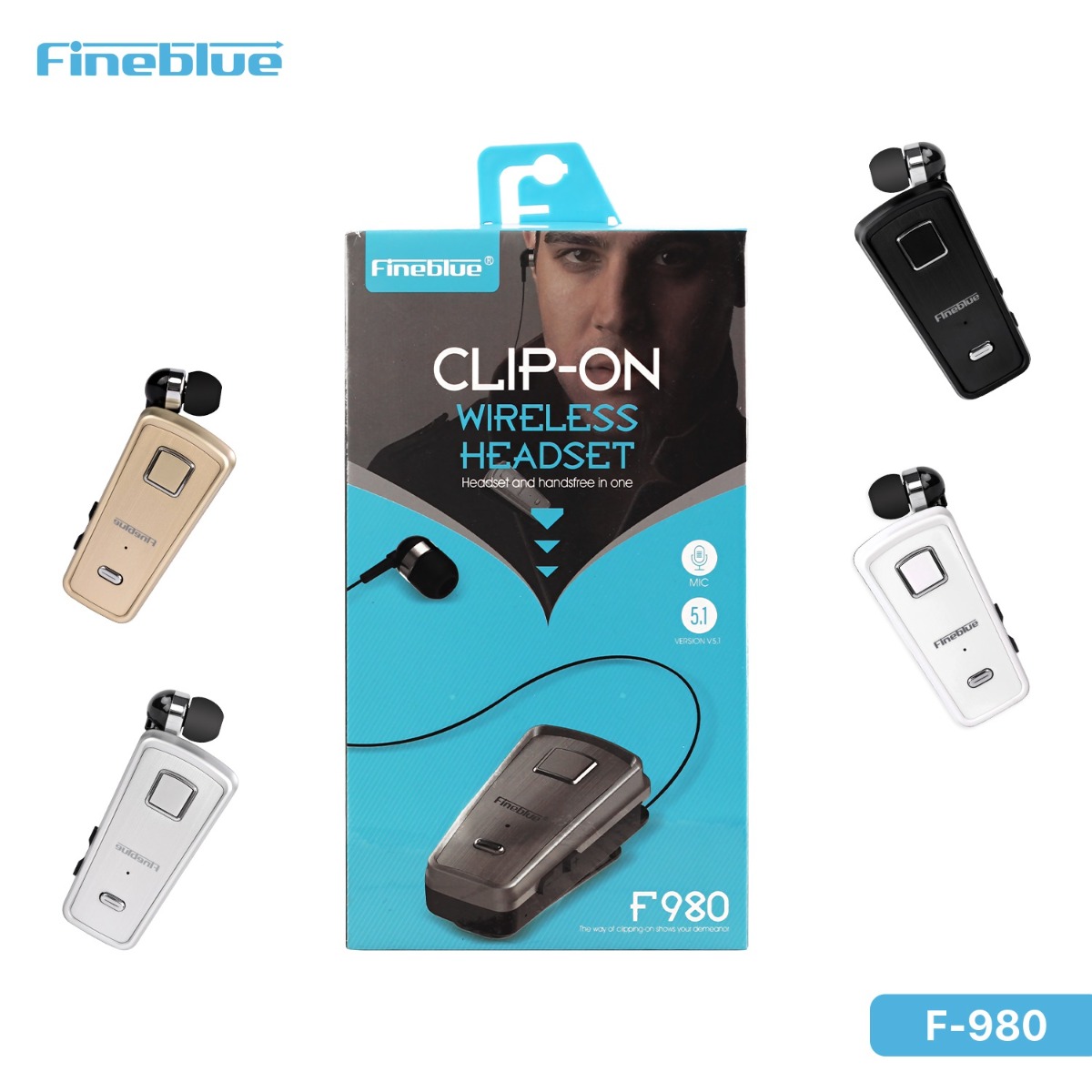 سماعة أذن FineBlue F980 بلوتوث