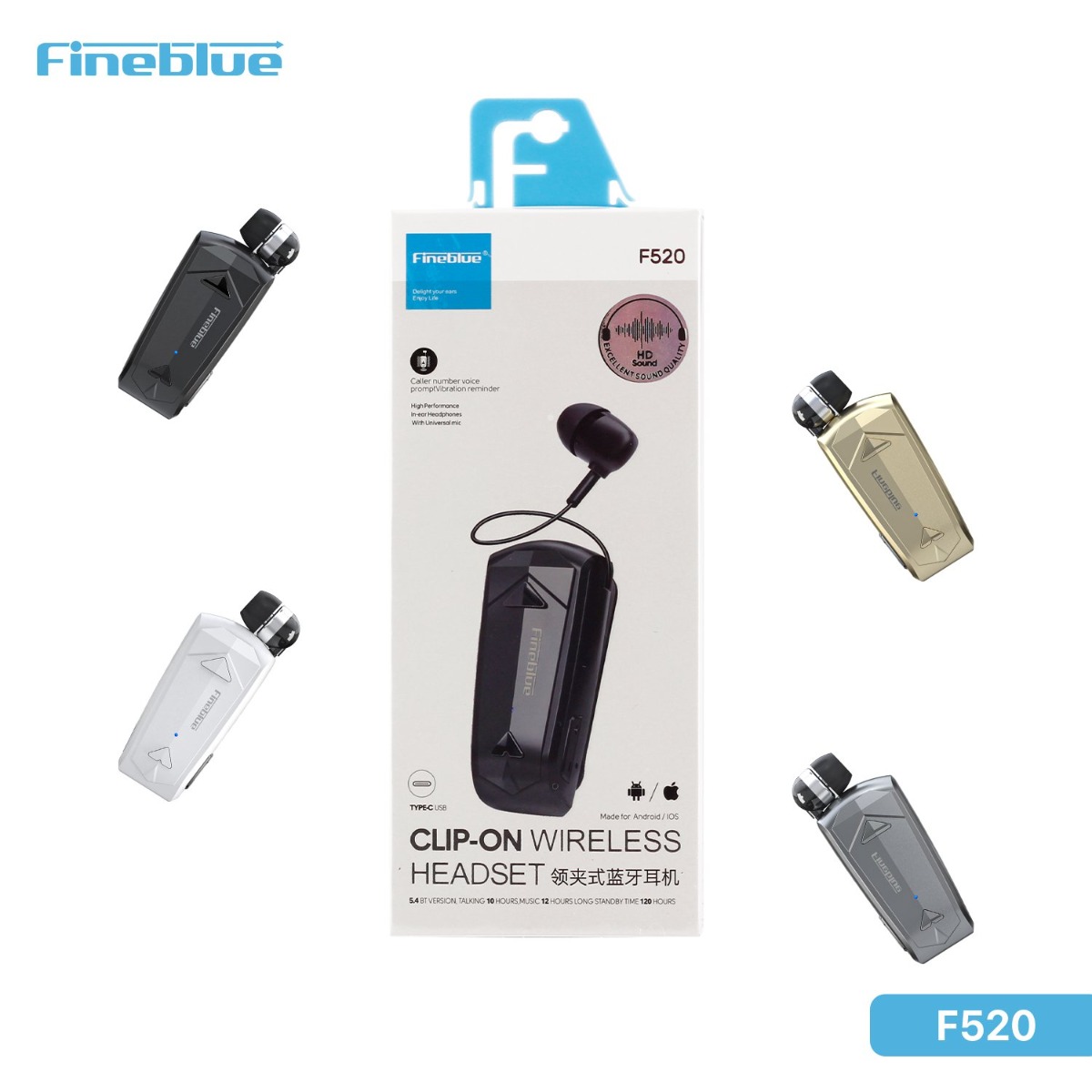 Fineblue F520 Bluetooth Earphone
