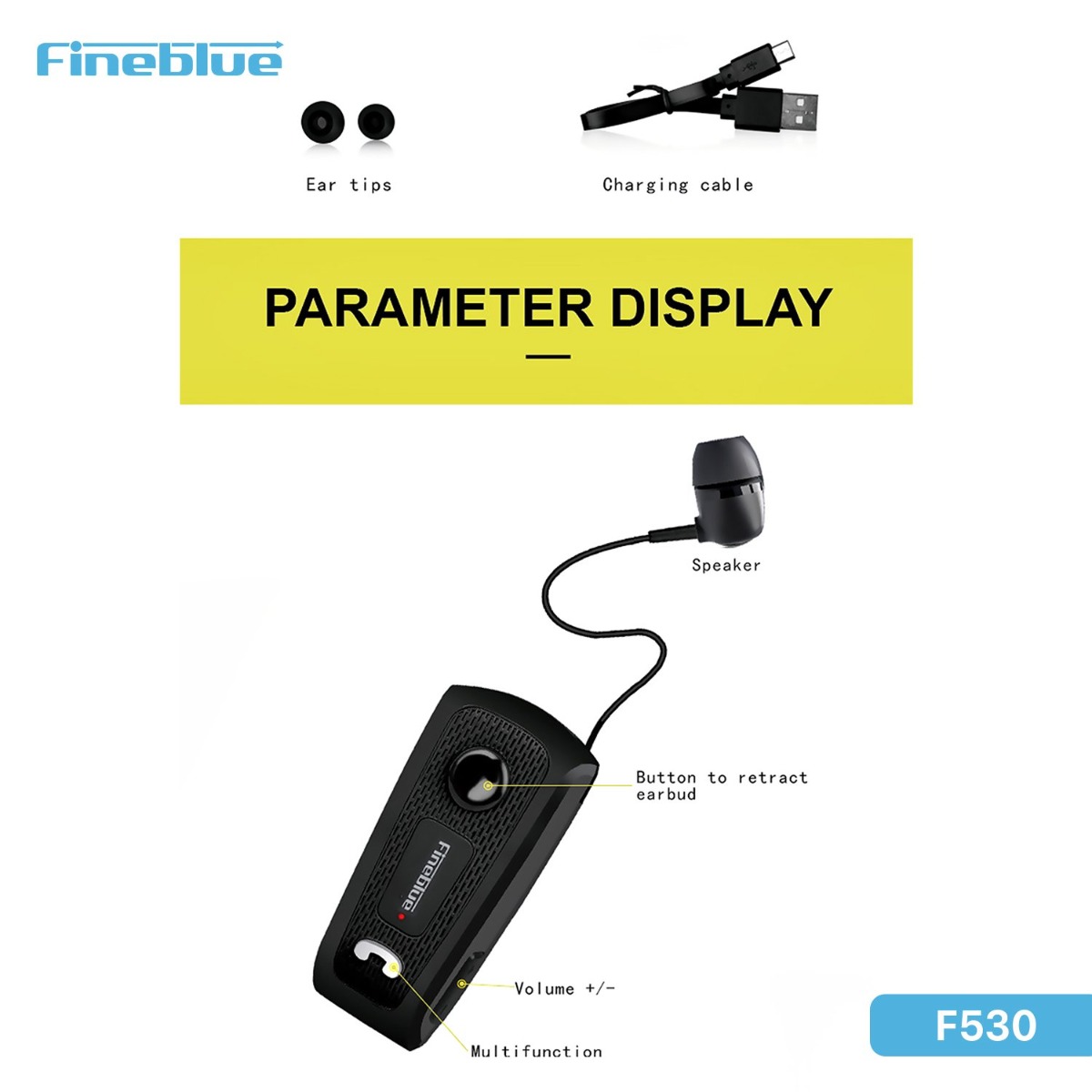 سماعة أذن Fineblue F530 بلوتوث