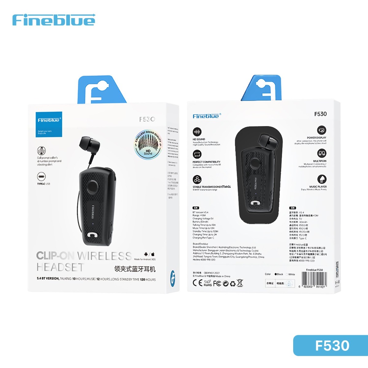 Fineblue F530 Bluetooth Earphone