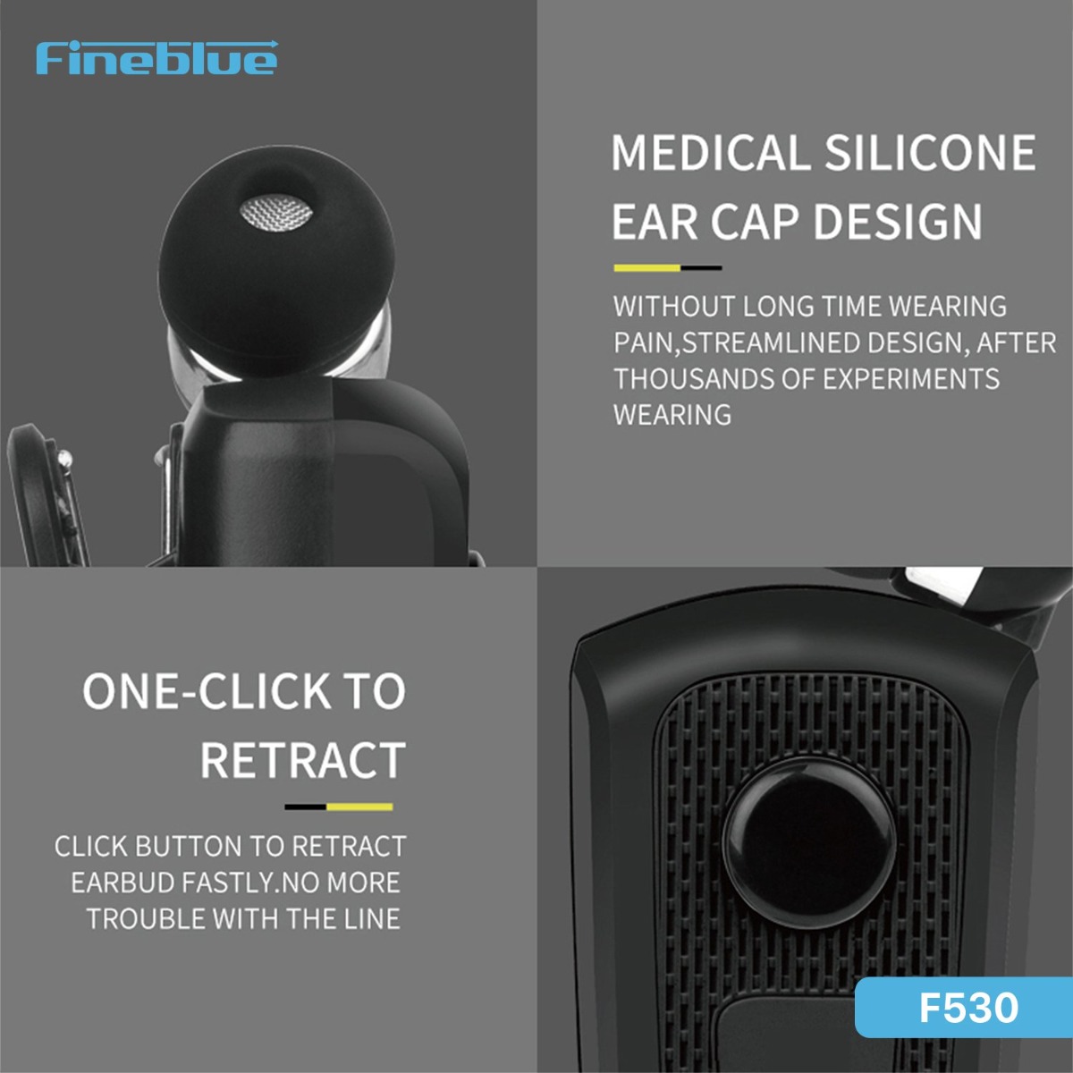 سماعة أذن Fineblue F530 بلوتوث