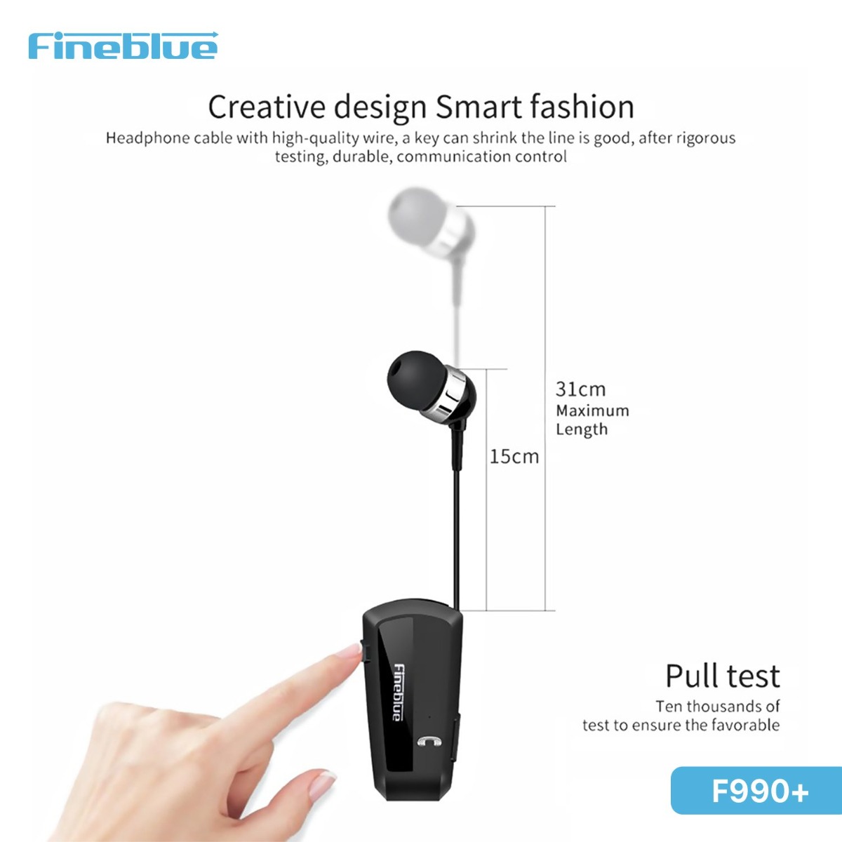 FineBlue F990 Plus Bluetooth Earphone