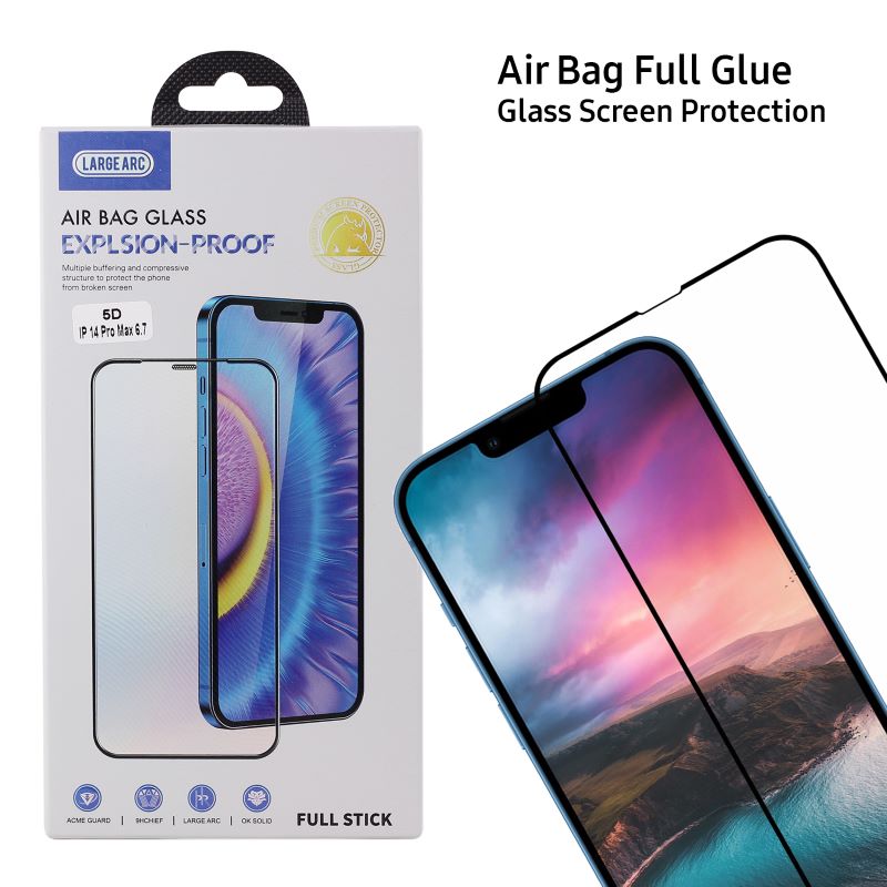 Air Bag Full Glue Glass Screen Protection For iPhone