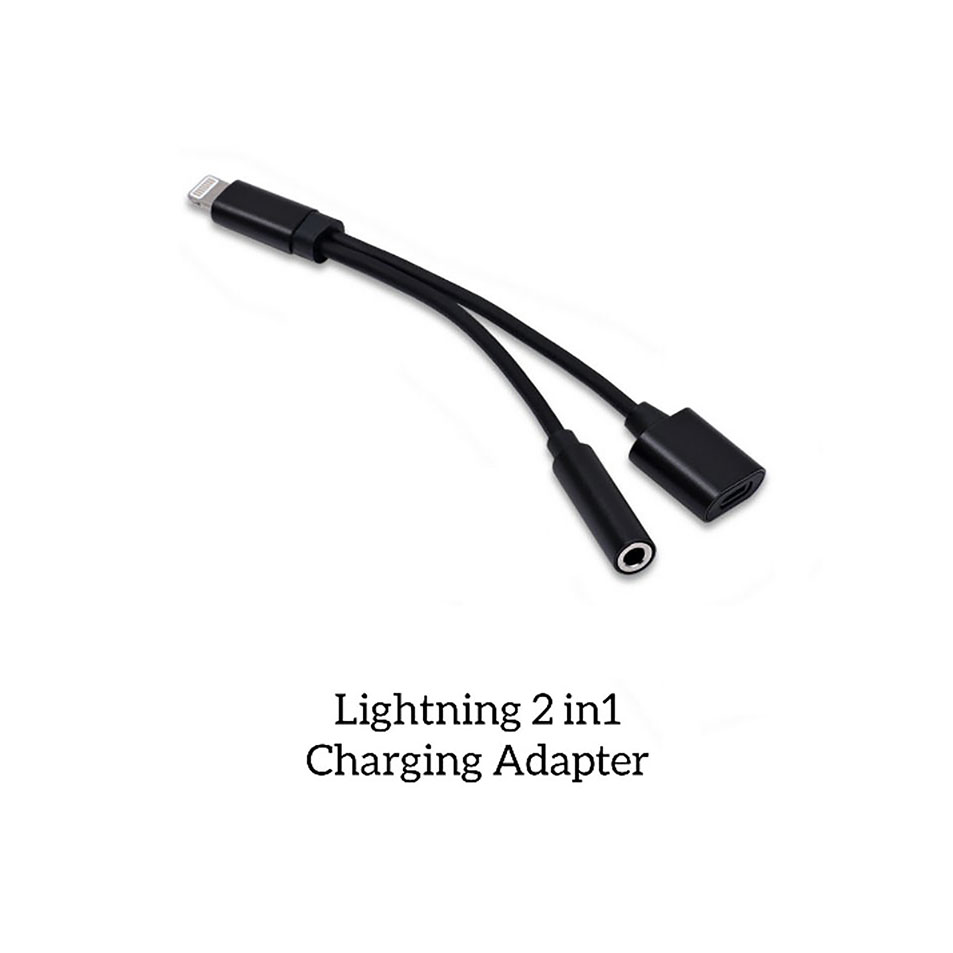 تحويلة صوت GL0262 من Lightning إلى 3.5 ملم (2 في 1)