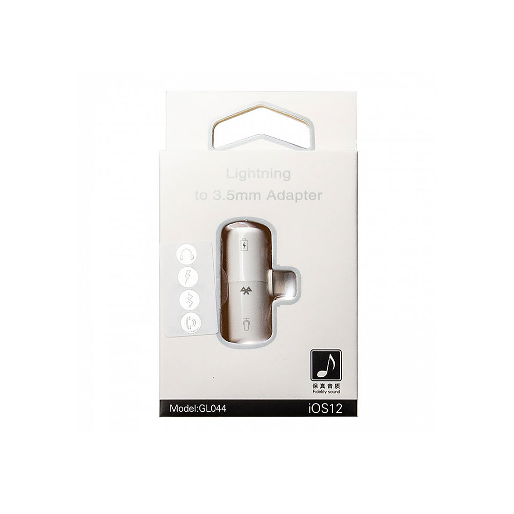 GL044 7G Lightning to 3.5mm Audio Adapter - Bluetooth