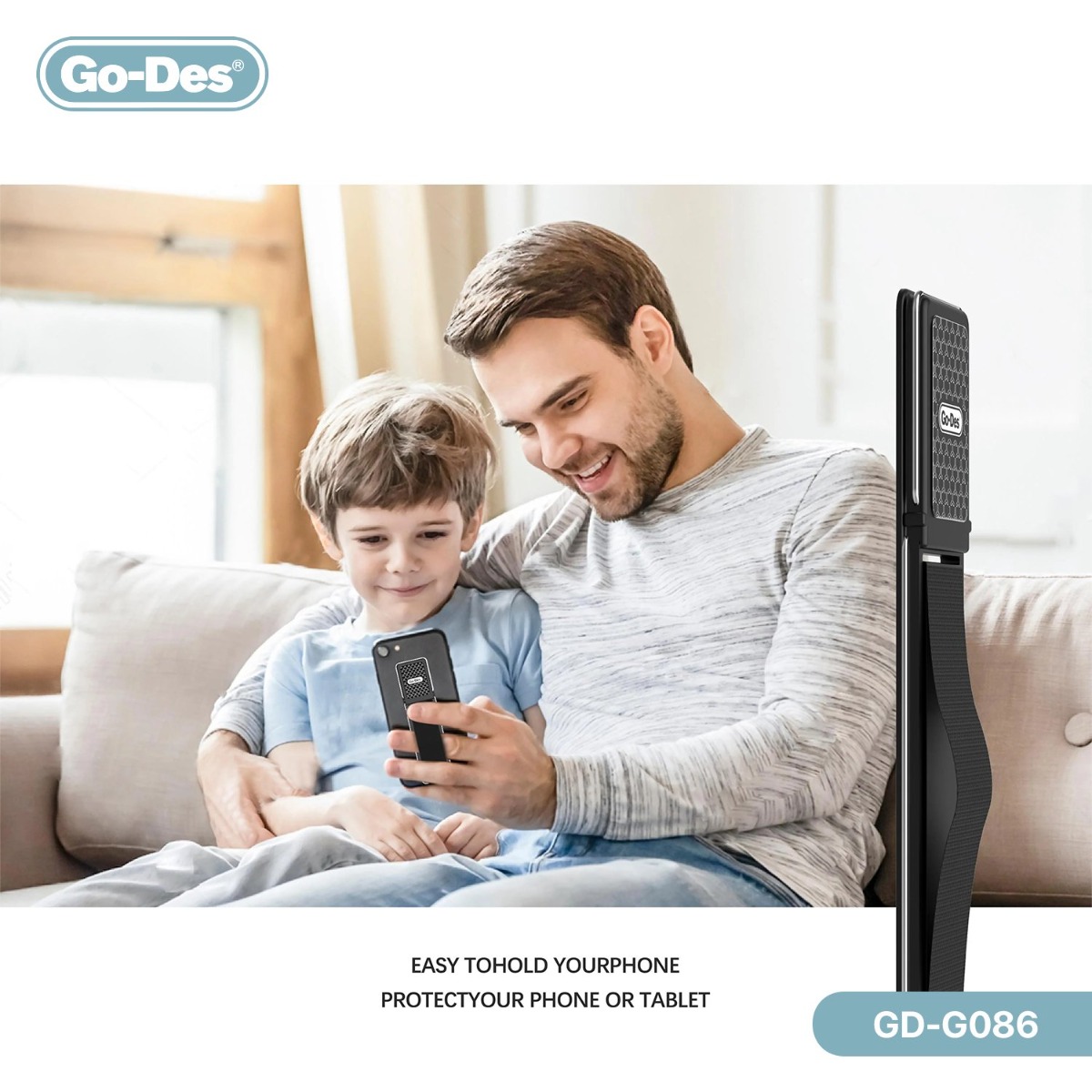 رنج وحمالة هاتف GO-DES GD-G086 المغناطيسية