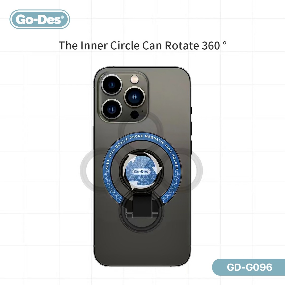 رنج وحمالة هاتف GO-DES GD-G096 المغناطيسية