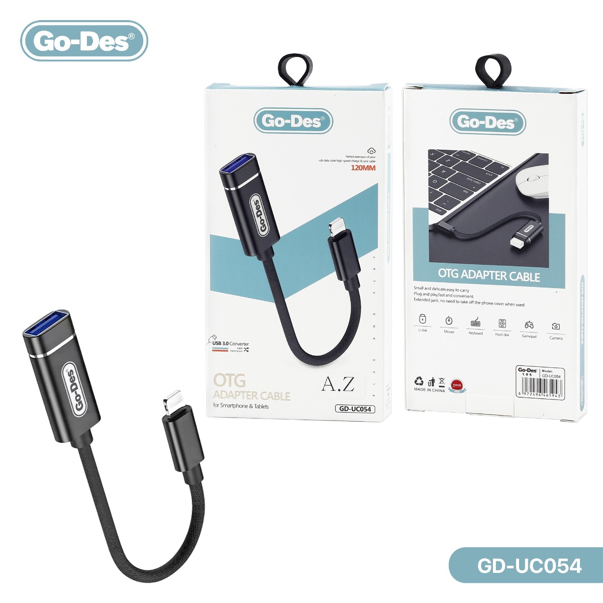 كيبل تحويلة آيفون GO-DES GD-UC054 OTG