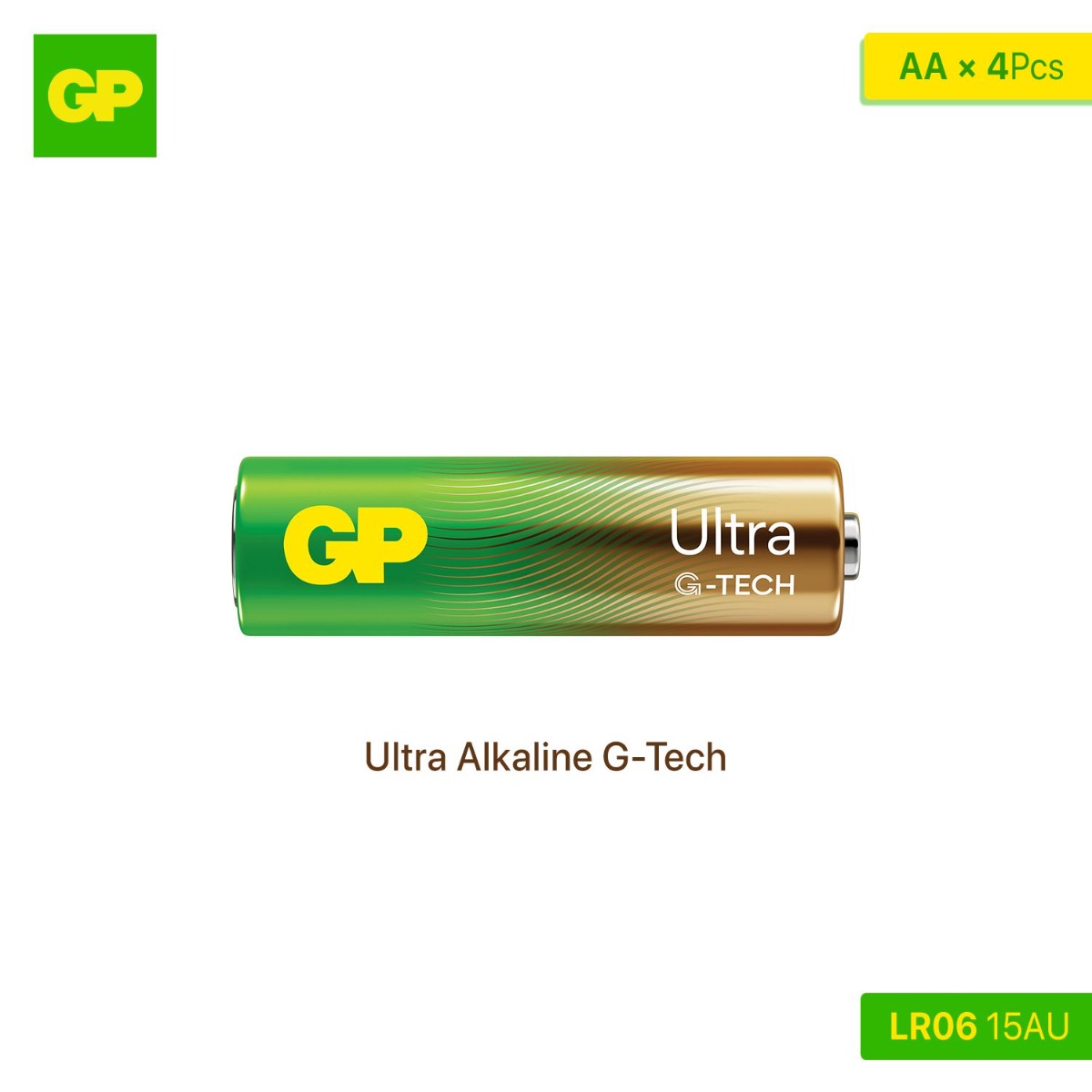 GP LR06 AA Battery (4Pcs)