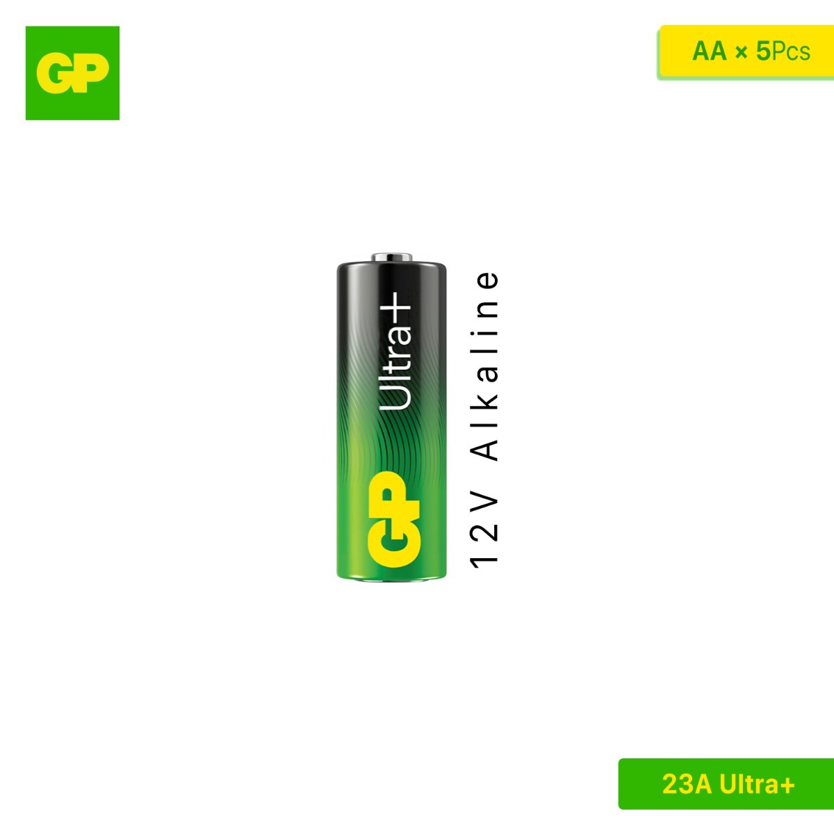 GP Ultra+ 23A 12V Battery (5Pcs)