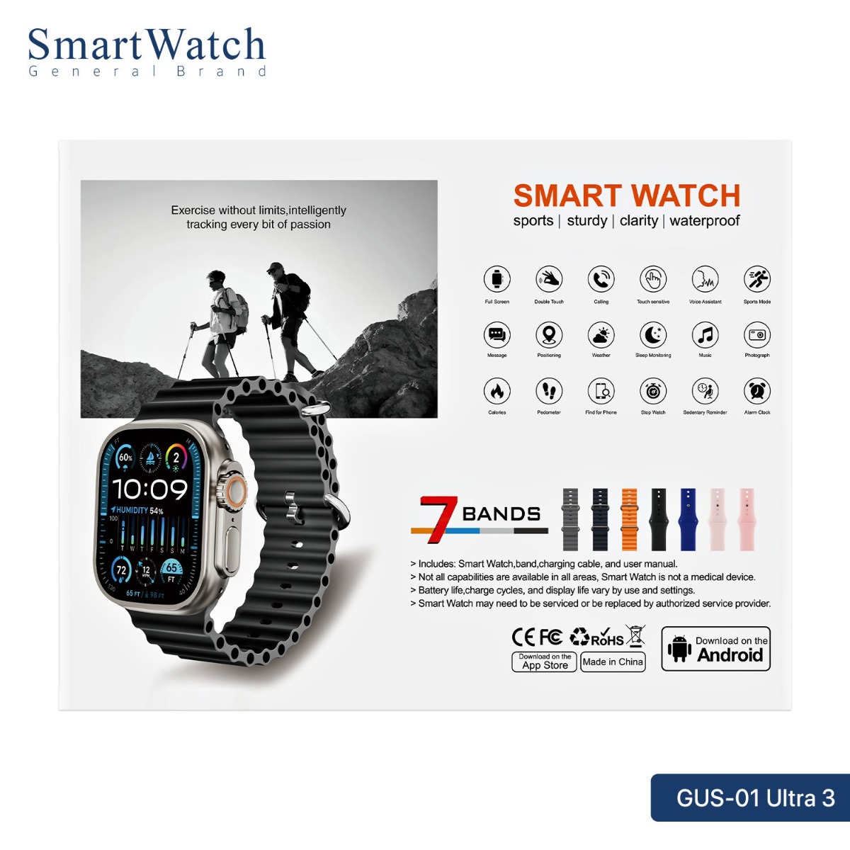 Ultra 3 GUS-01 Smart Watch (49mm)