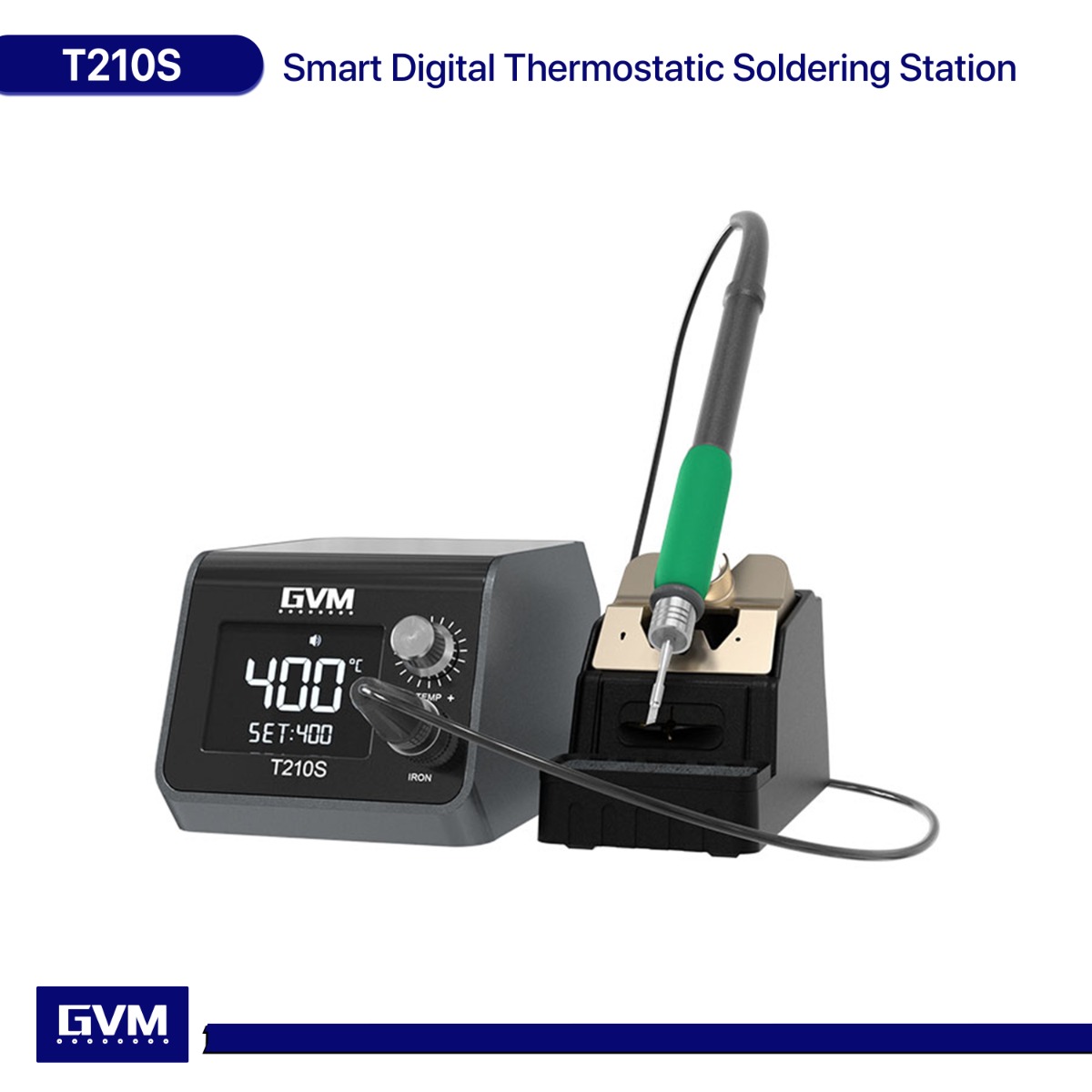 محطة لحام GVM T210S Smart Digital Thermostatic