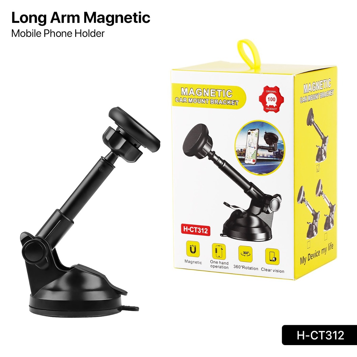 H-CT312 Long Arm Magnetic Mobile Phone Holder